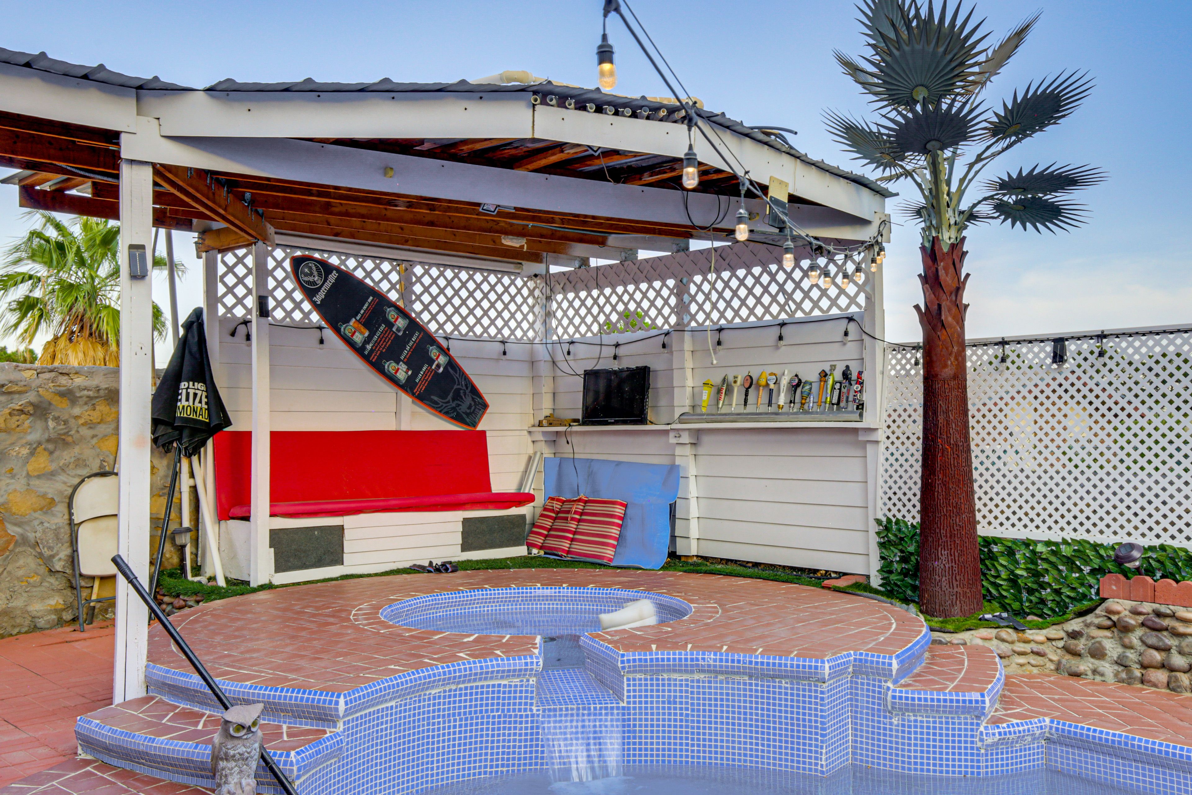 Covered Outdoor Seating Area