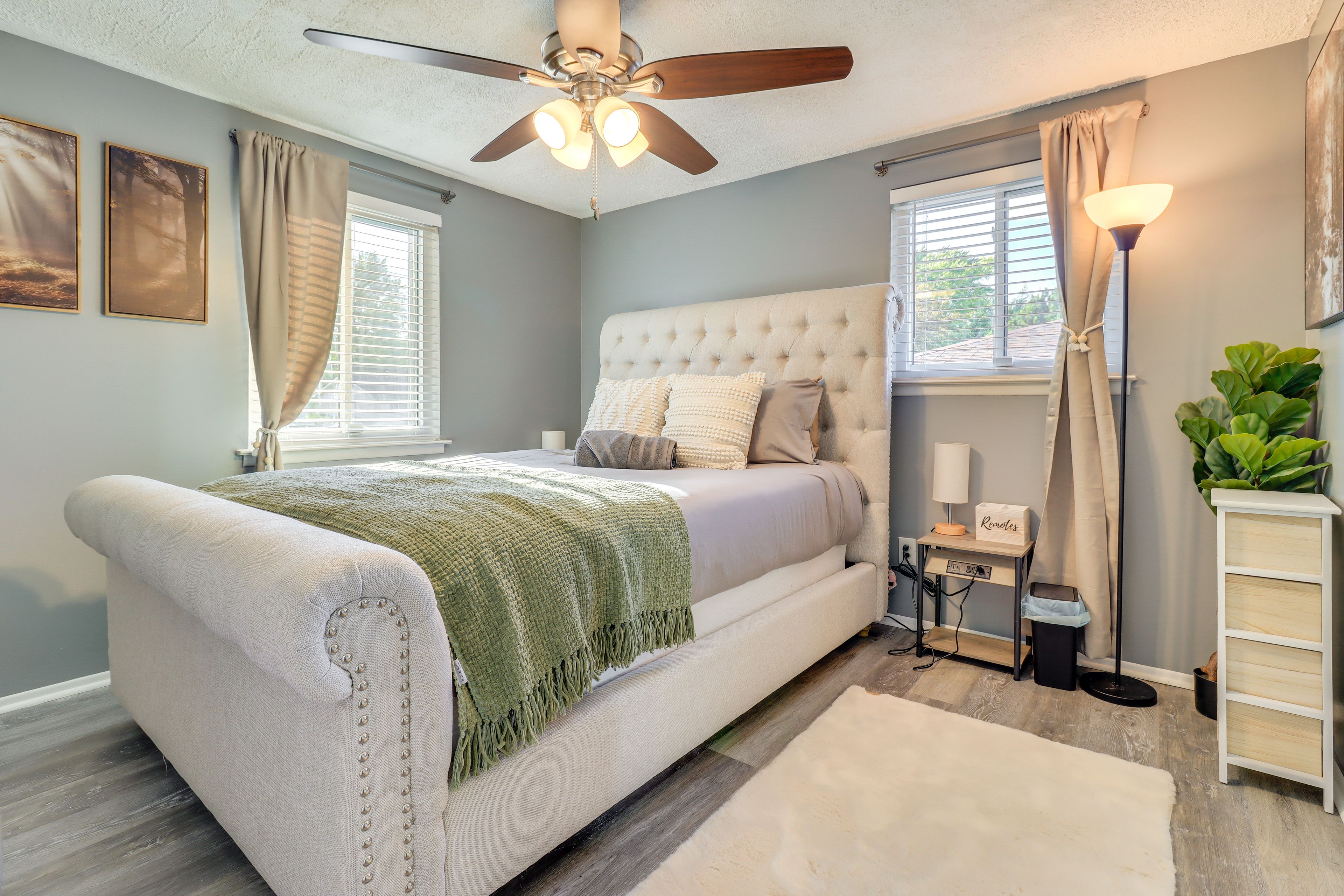 Bedroom 1 | Queen Bed | Linens Provided | Upper Level