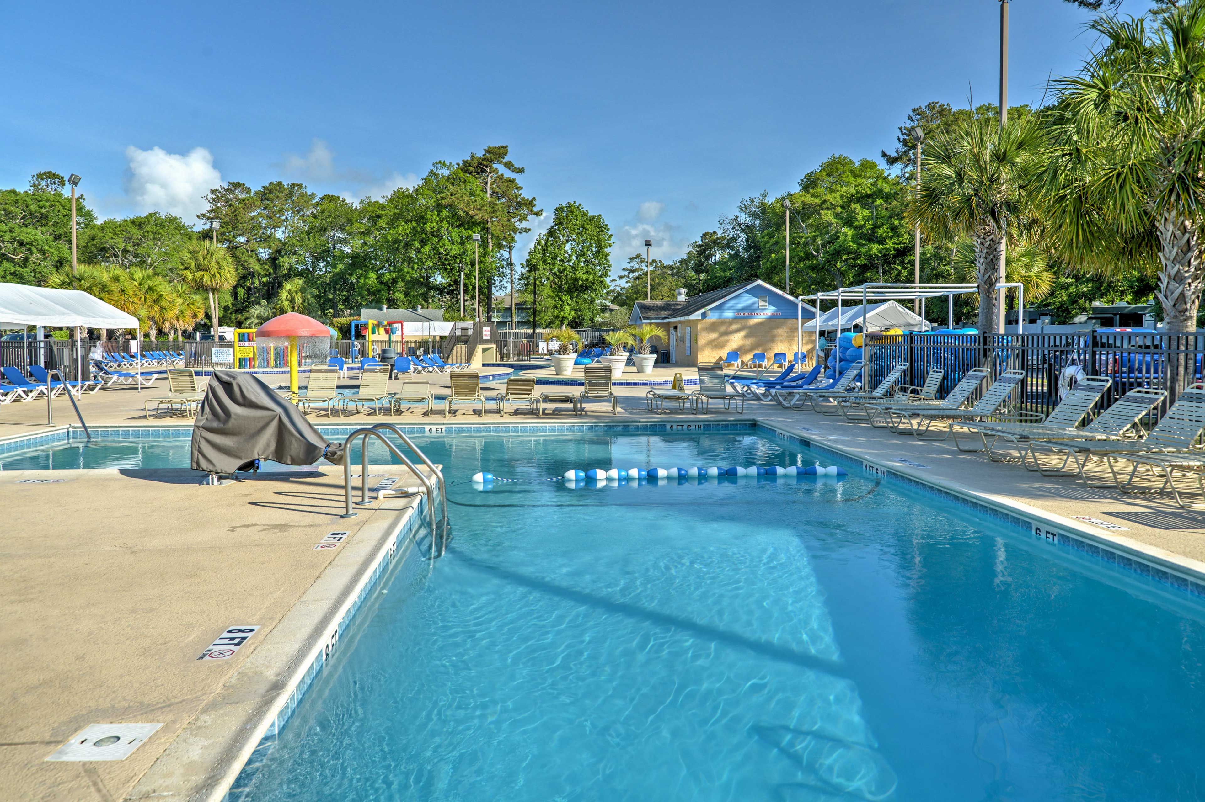 Myrtle Beach Resort | Community Amenities | Outdoor Pools & Lazy Rivers