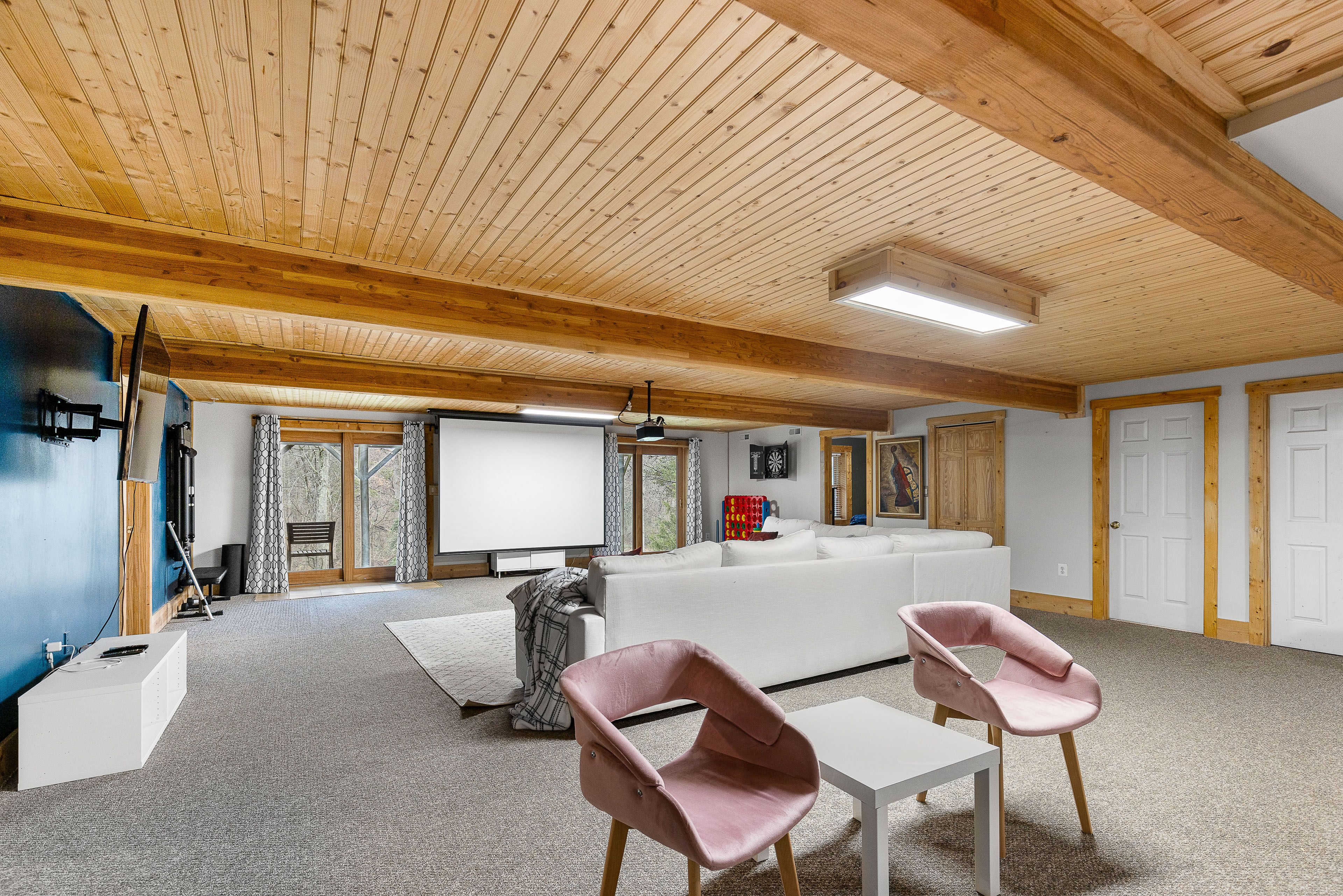 Family Room | Projector | Flat-Screen TVs | 1st Floor