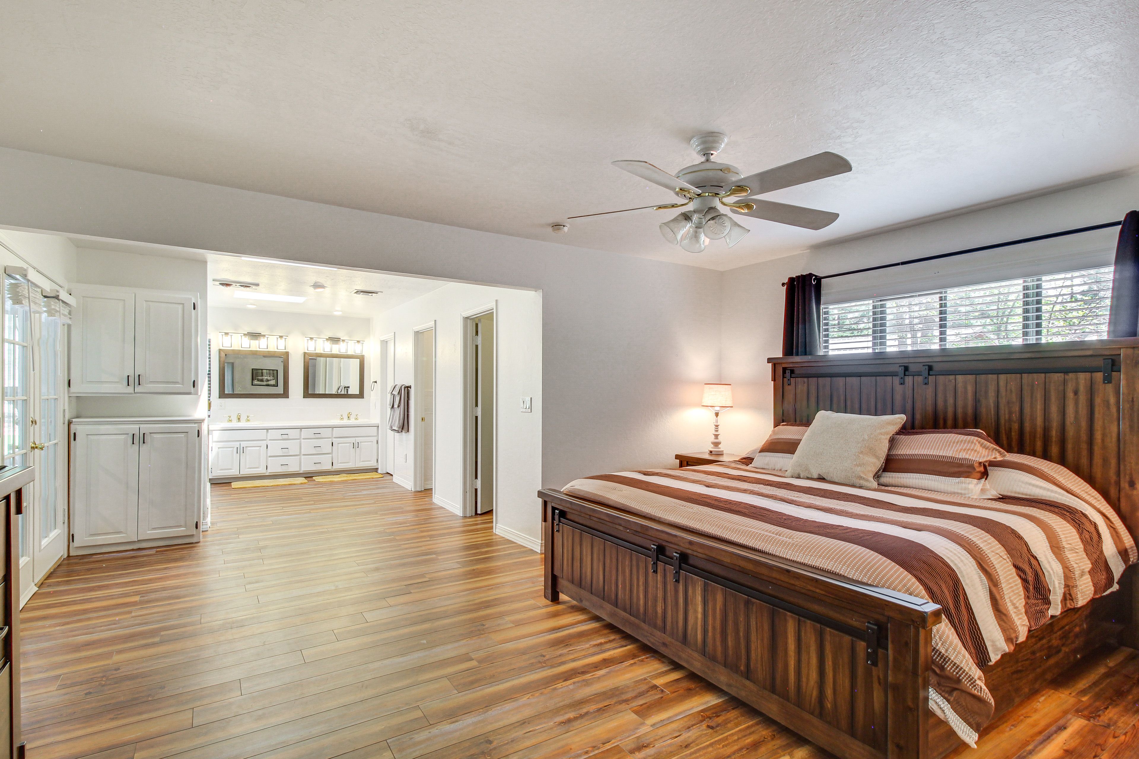 Bedroom Suite | King Bed | Flat-Screen TV | Access to Deck