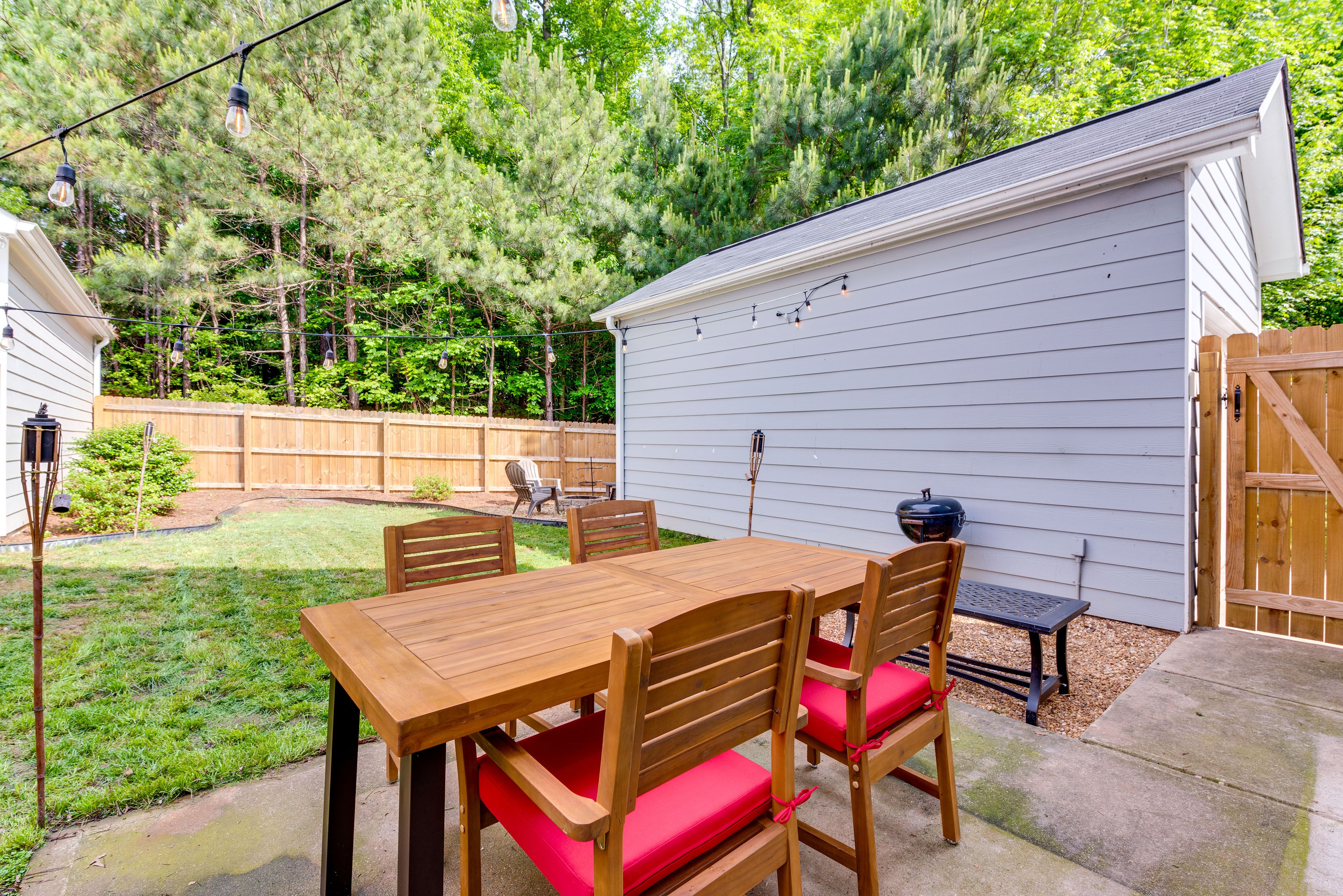 Patio | Dining Area | Charcoal Grill