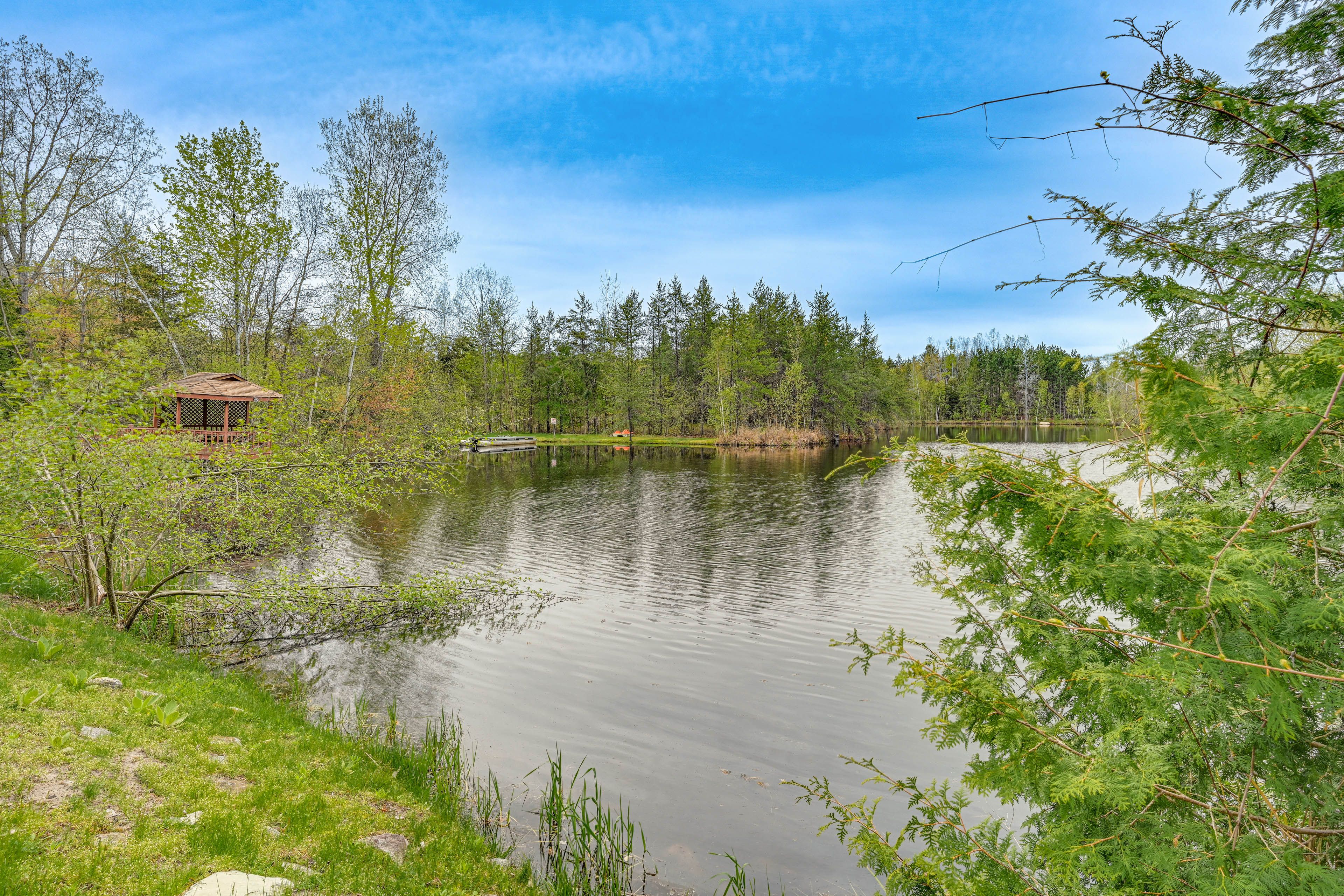 Private Pond On-Site