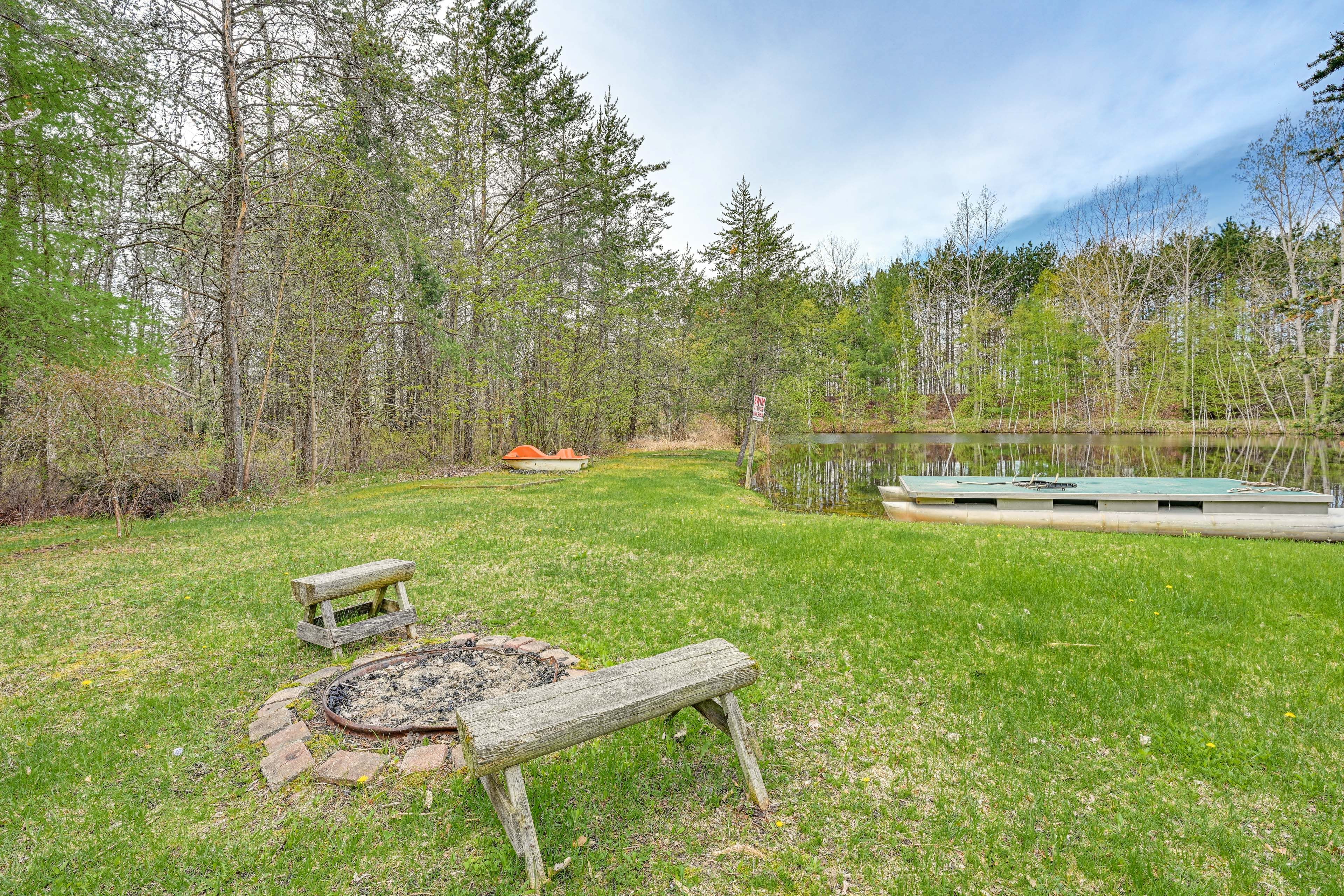 Wood-Burning Fire Pit (Wood Provided) | Additional Seating Added