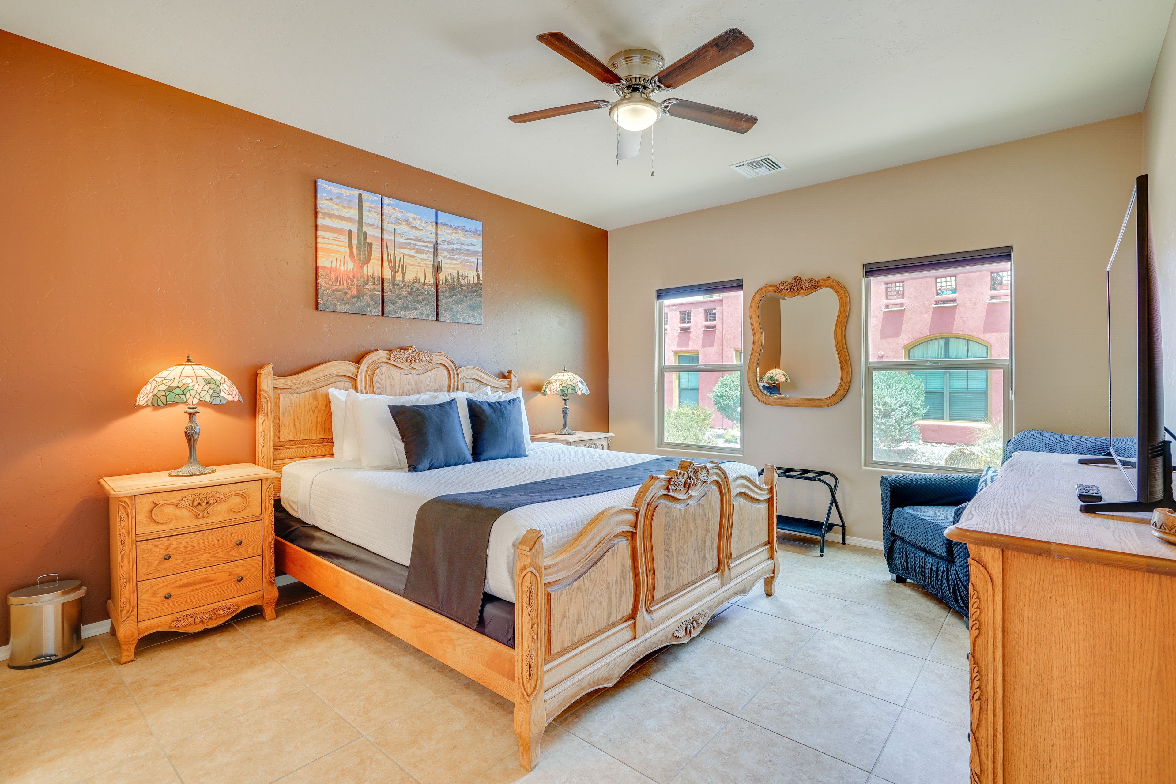 Bedroom 1 | California King Bed | Smart TV