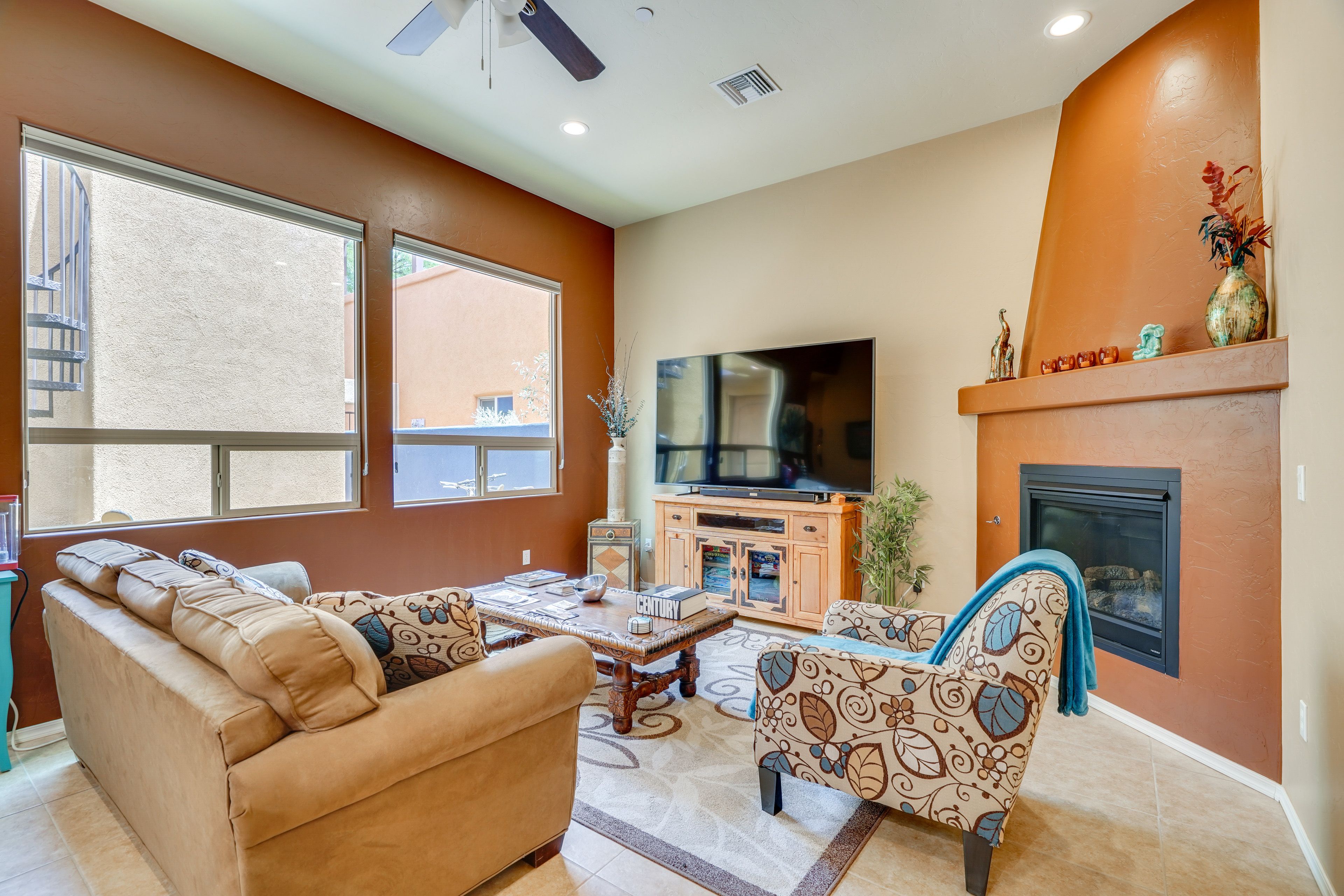 Living Room | Central A/C & Heating | Board Games