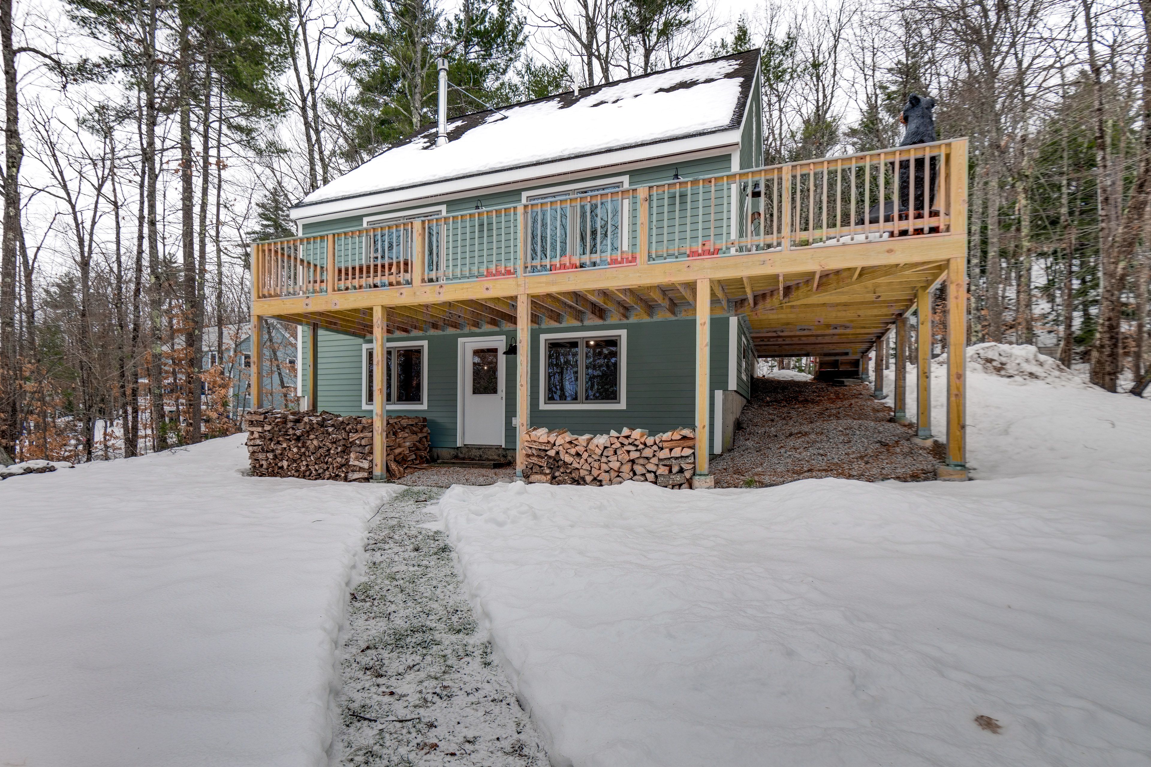 Conway Vacation Rental | 3BR | 2BA | Multi-Level Home | Steps Required