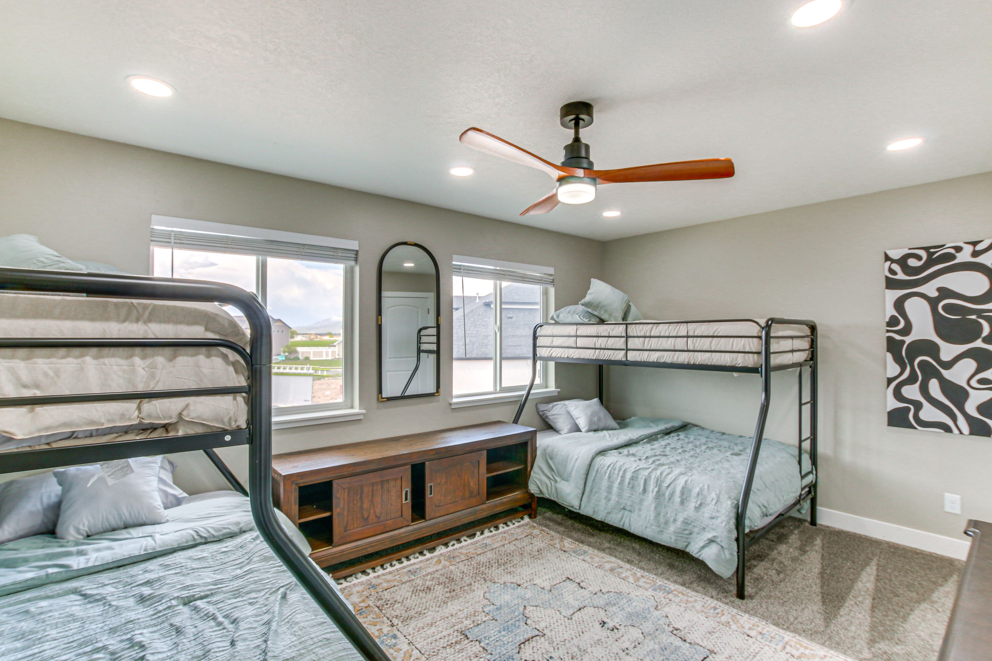 Bedroom 4 | 2nd Floor | 2 Twin/Full Bunk Beds | Walk-In Closet