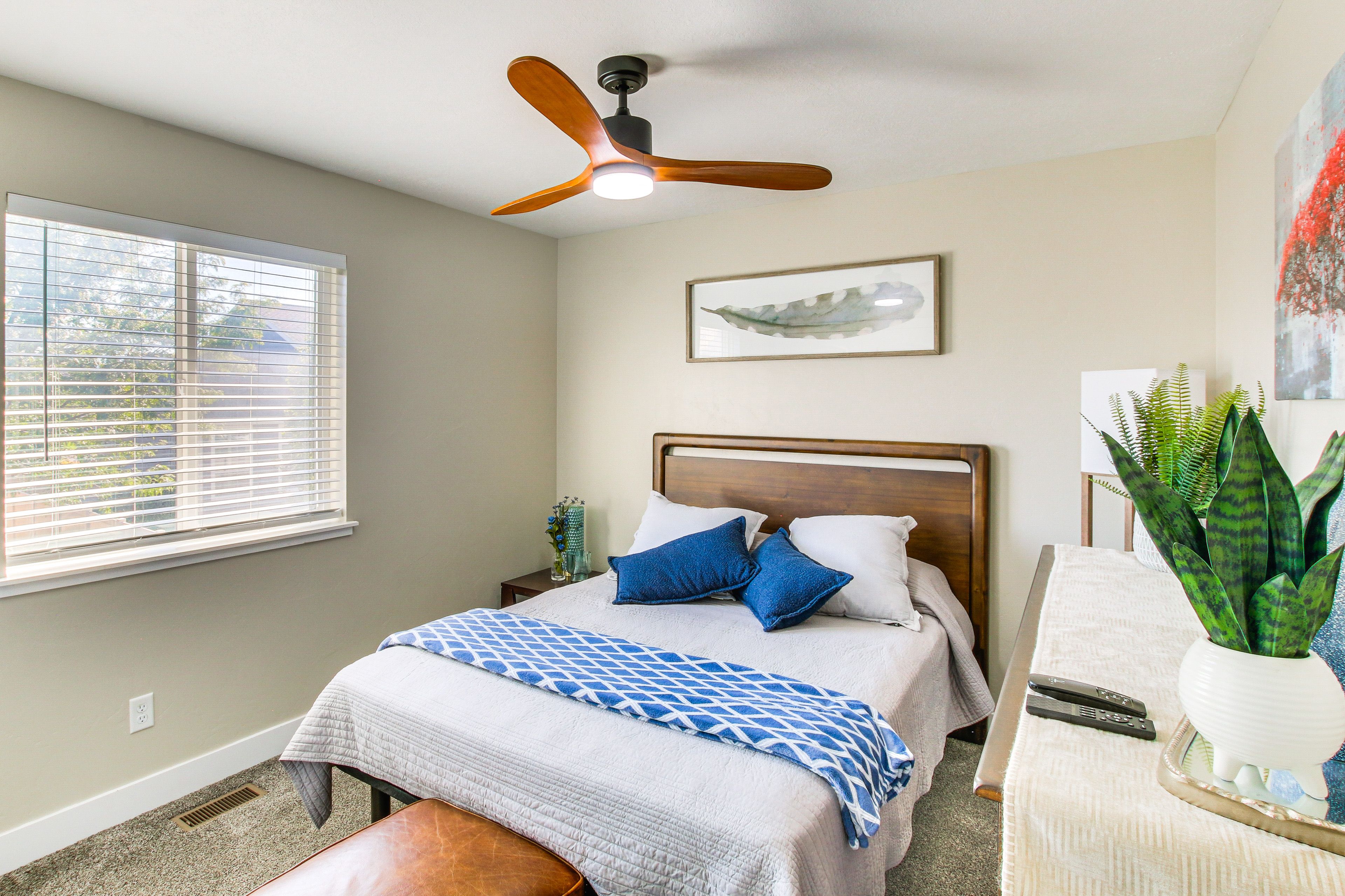 Bedroom 3 | 2nd Floor | Queen Bed | Linens Provided | Walk-In Closet