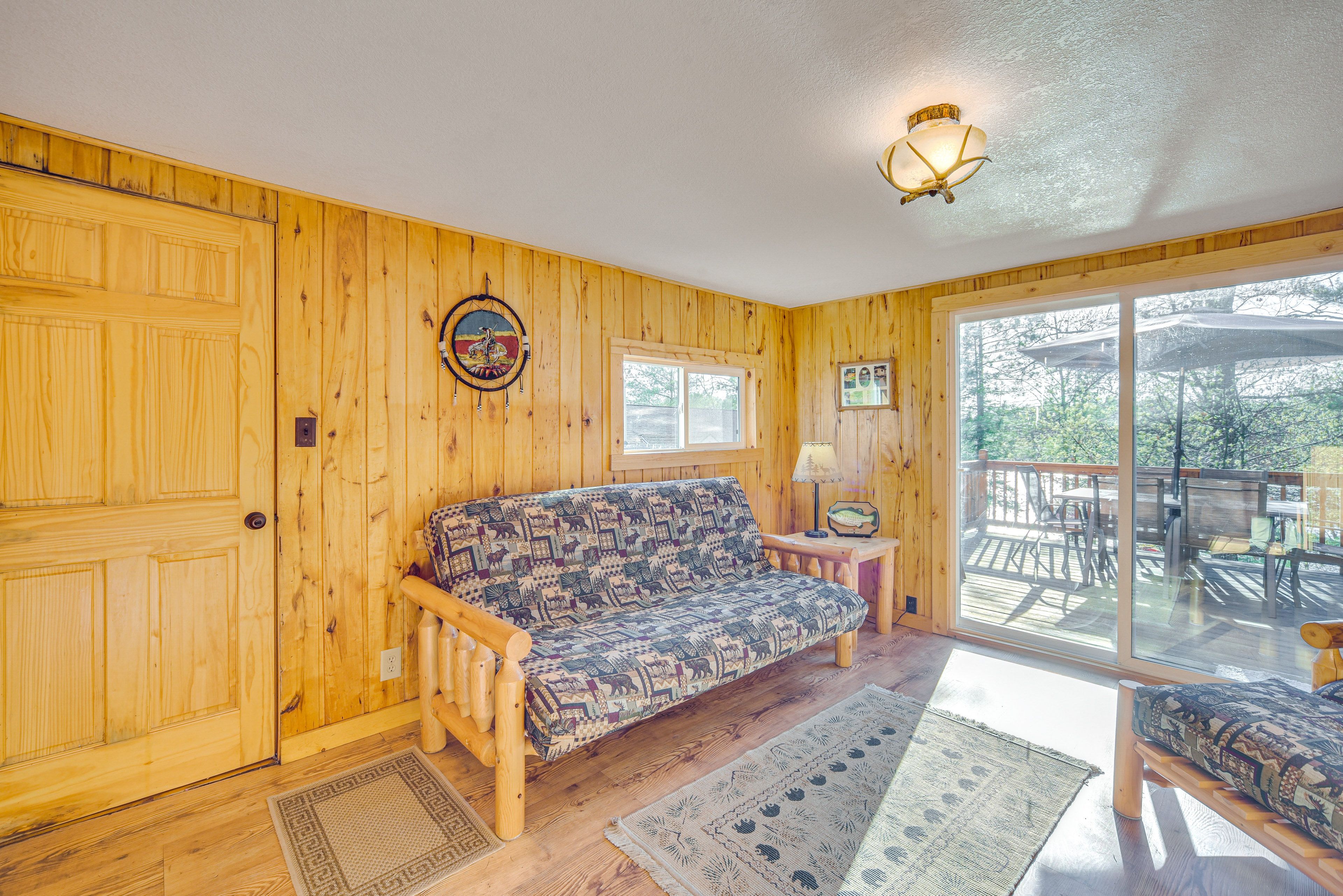 Bedroom 3 (Detached Bunkhouse, Until Sep 30) | Queen Futon | 2 Full Beds
