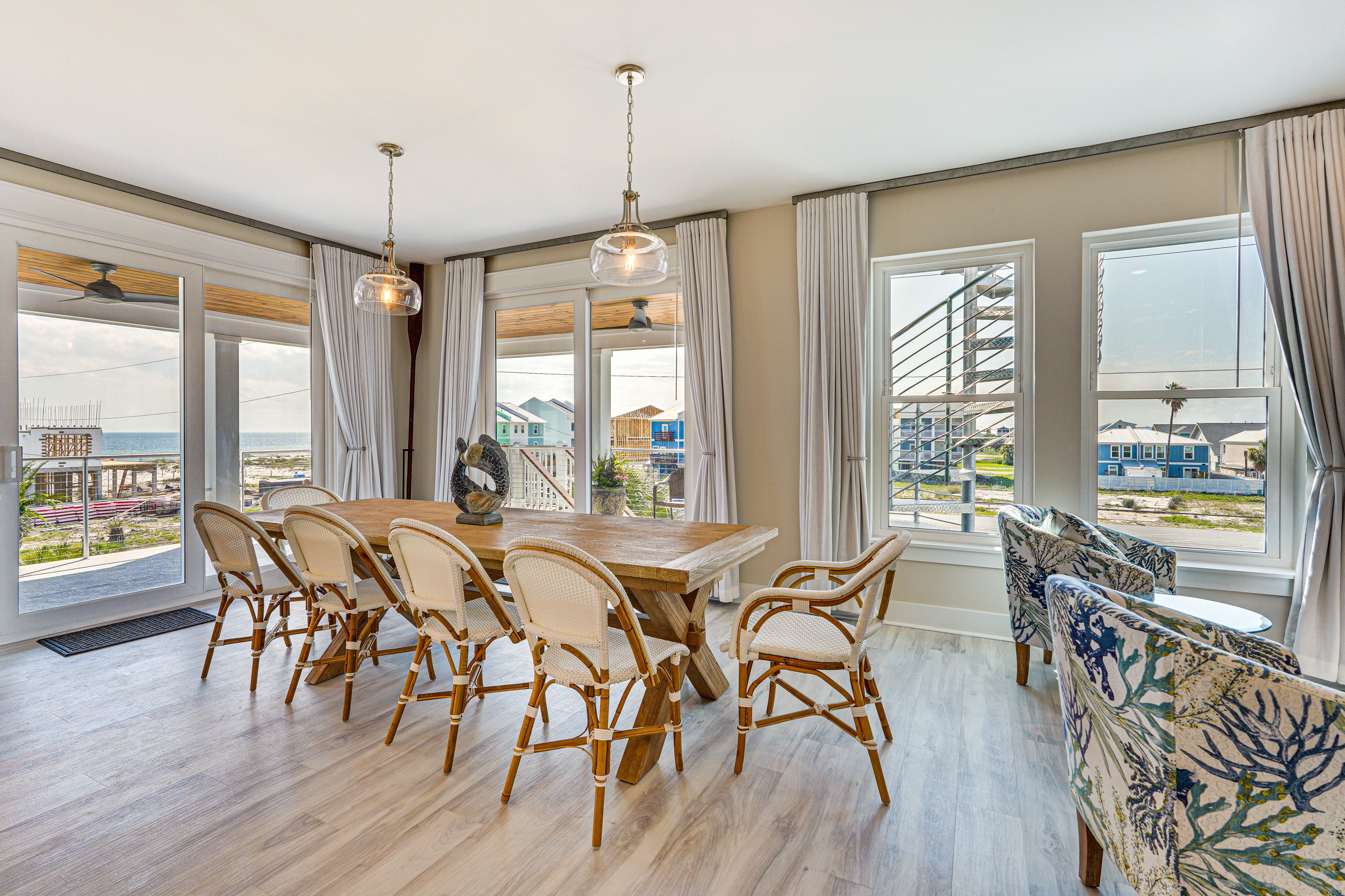Dining Area | 2nd Floor | Deck Access | Dishware & Flatware Provided