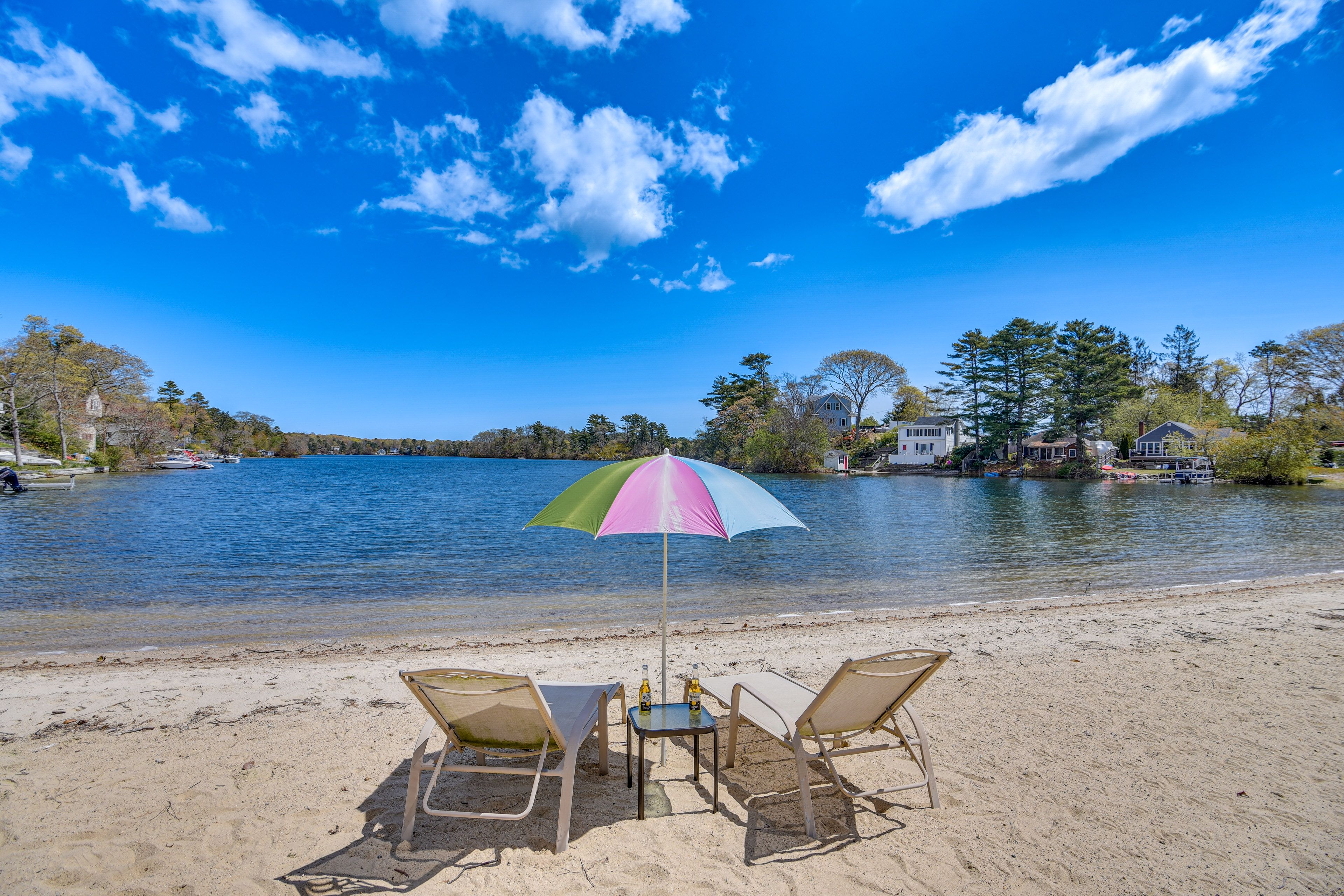 Wareham Vacation Rental | 2BR | 1BA | 964 Sq Ft | Steps Required