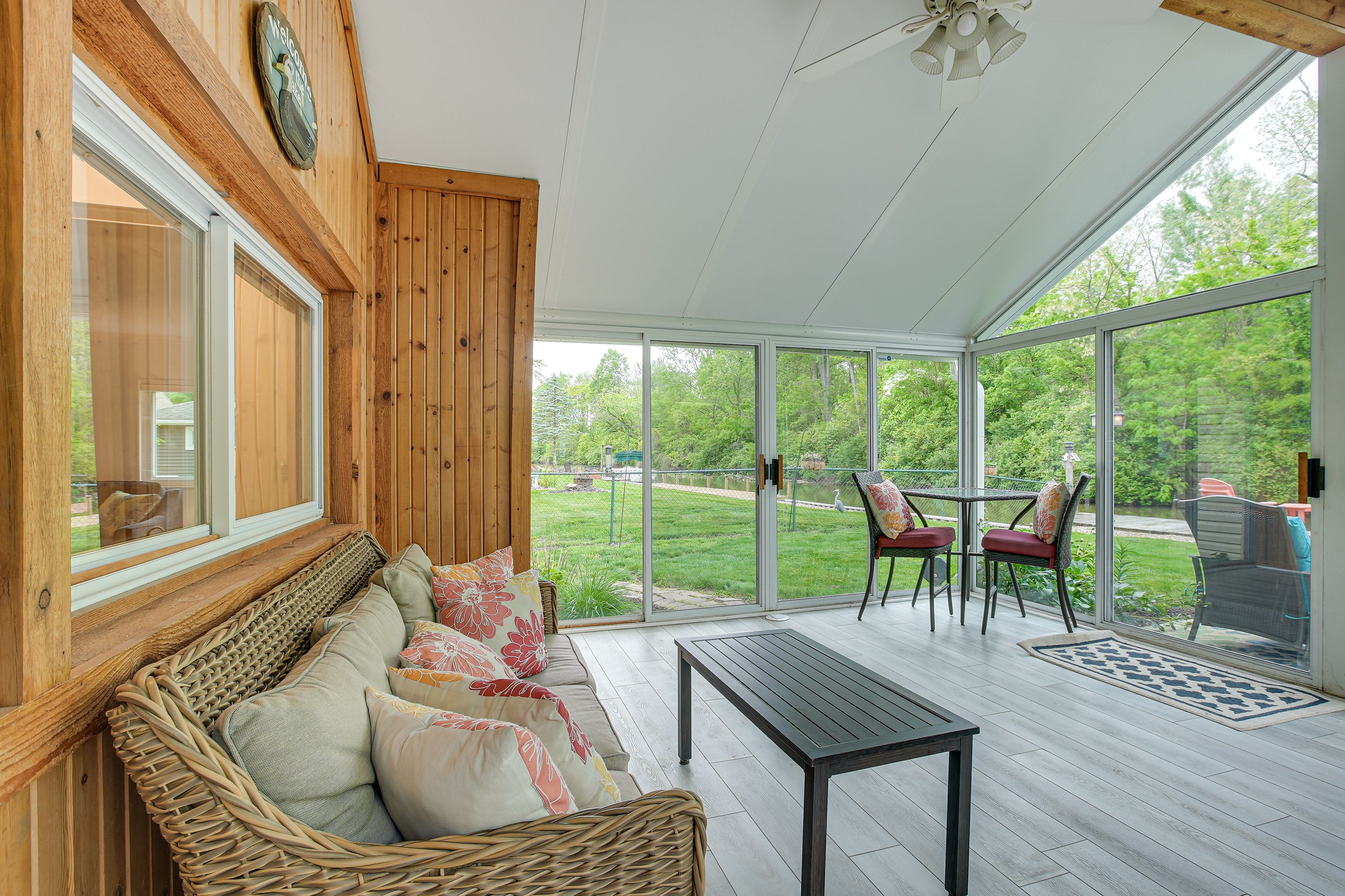 Sunroom | Floor-to-Ceiling Windows | Seating