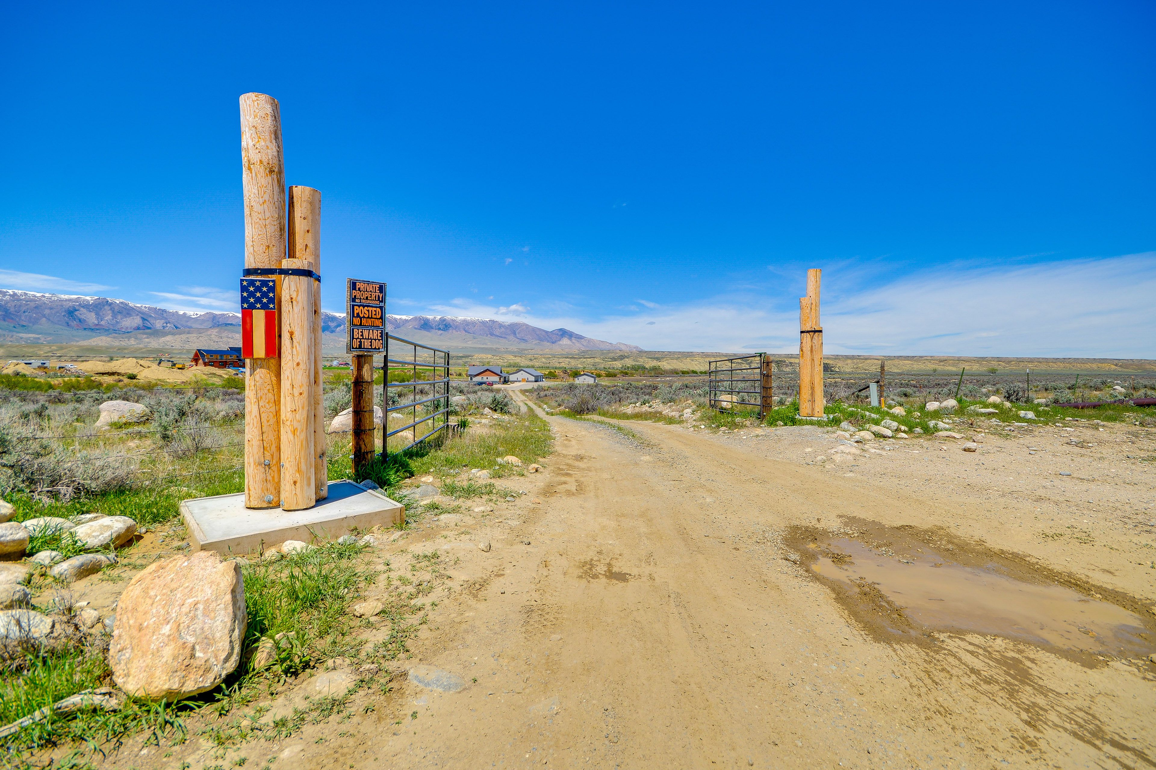 Entrance to Property