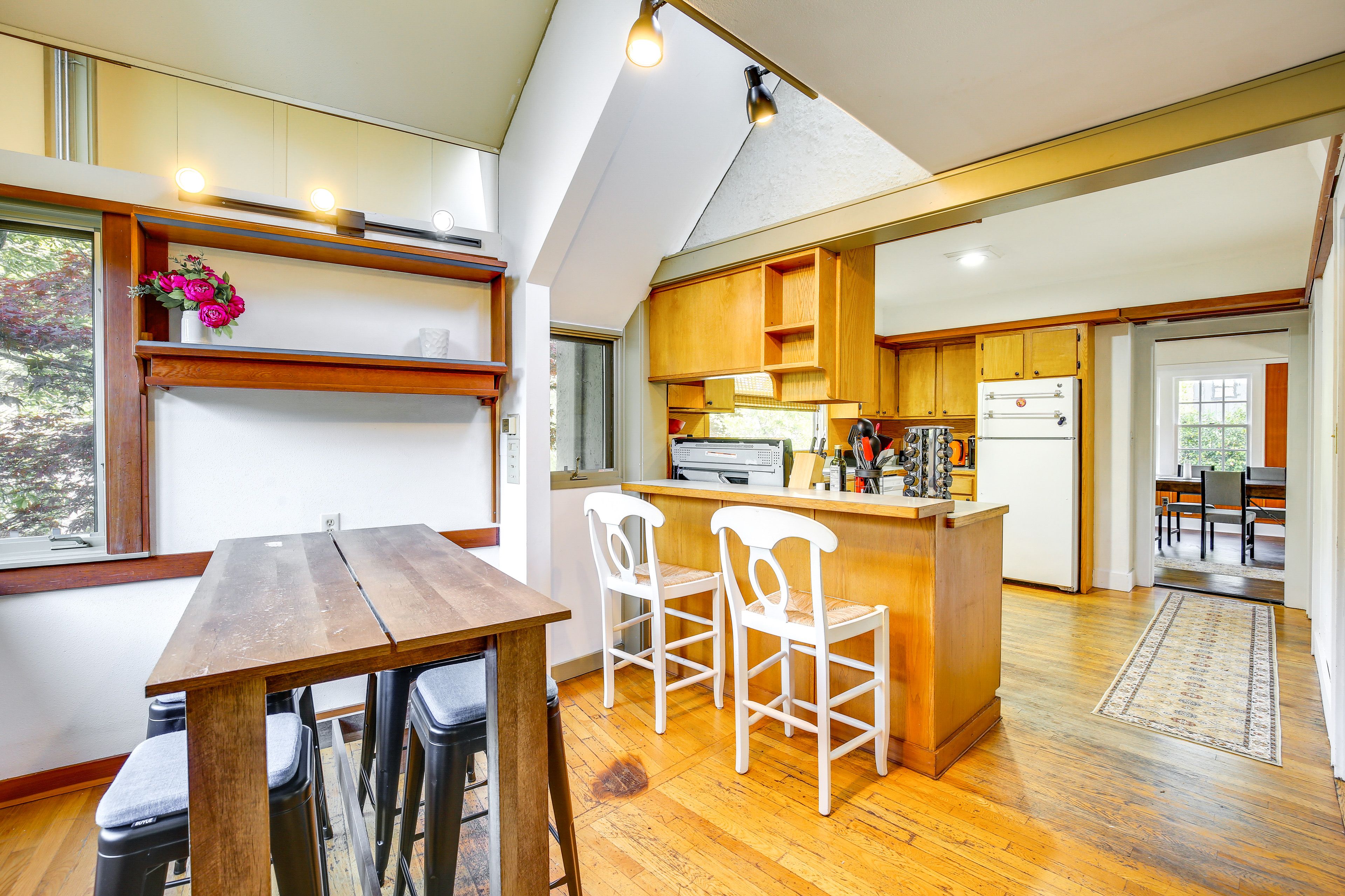 Breakfast Nook | Wood-Burning Stove | 1st Floor