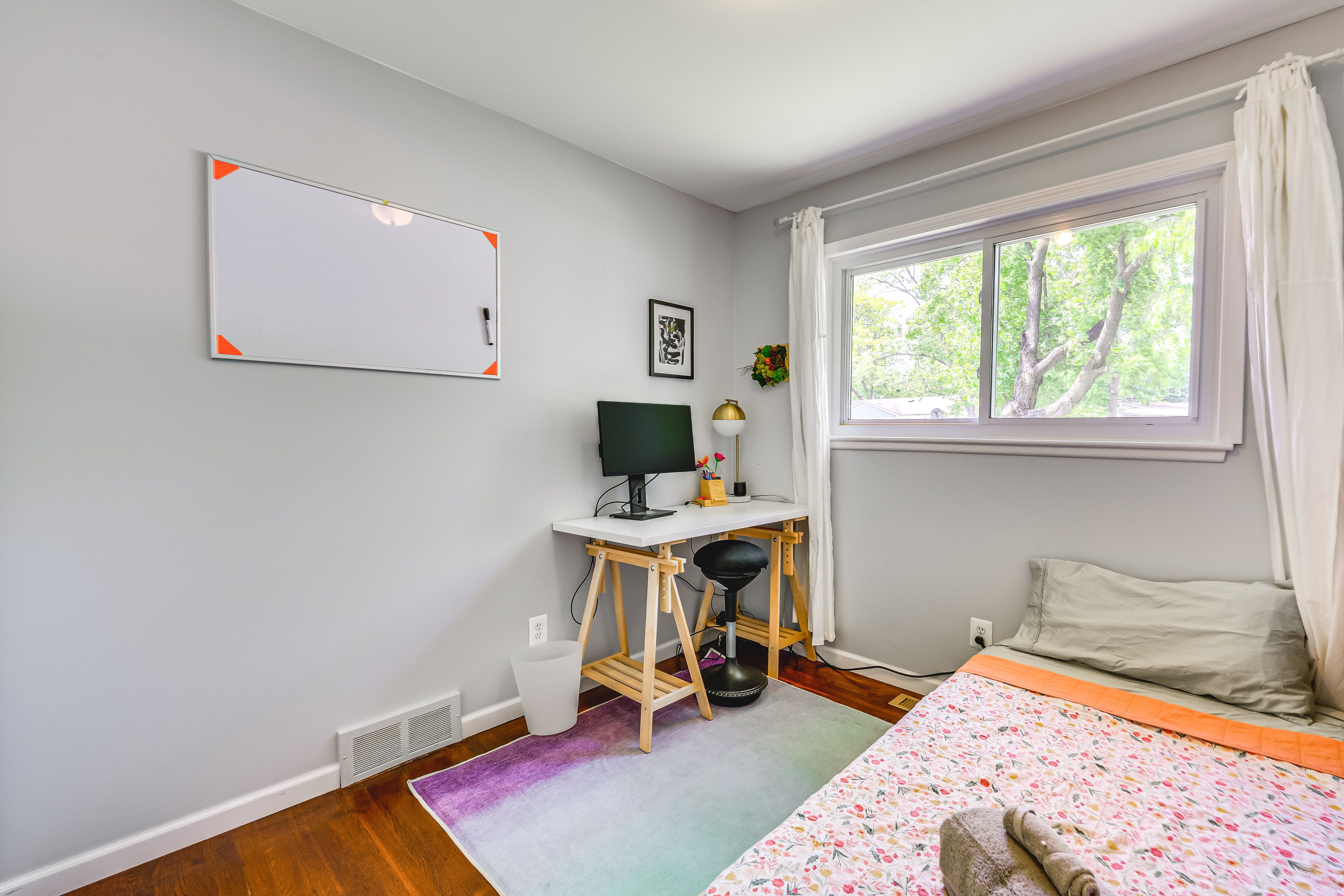 Bedroom 3 | Main Level | Twin Murphy Bed | Dedicated Workspace Area