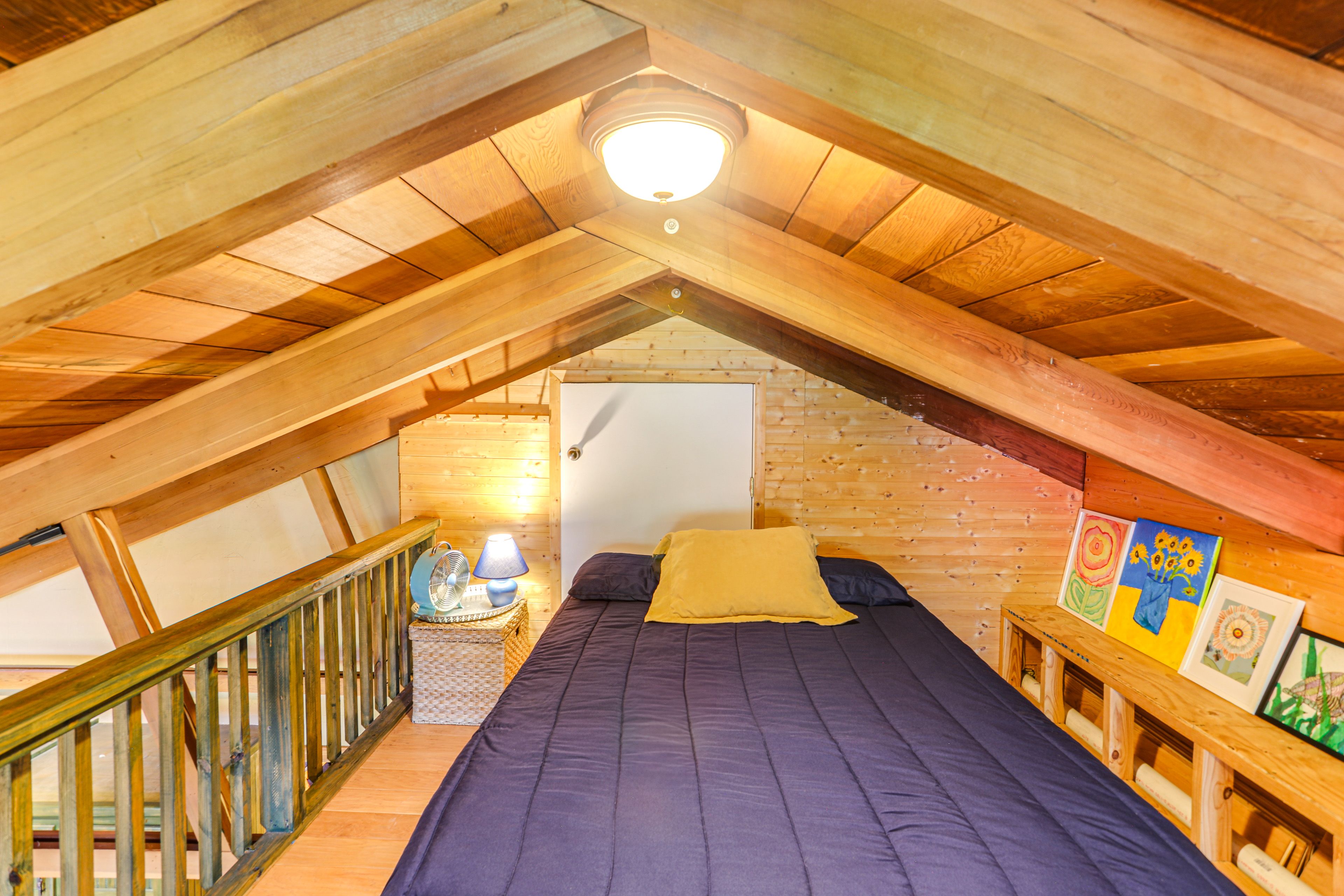Loft | 2nd Floor | Queen Bed | Steep Stairs Required to Access