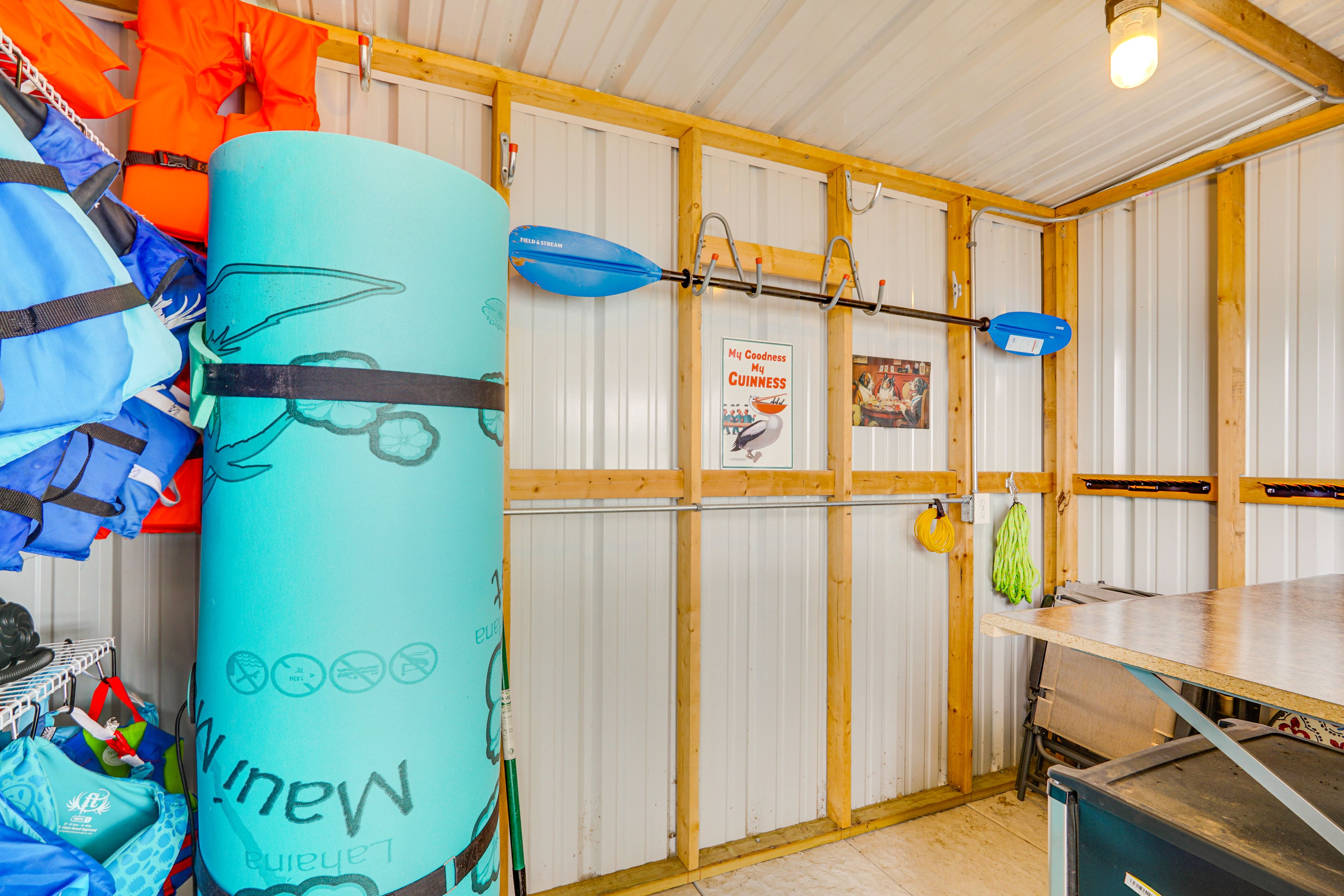 Boat Shed | Kayak Paddles | Aqua Lily Pad