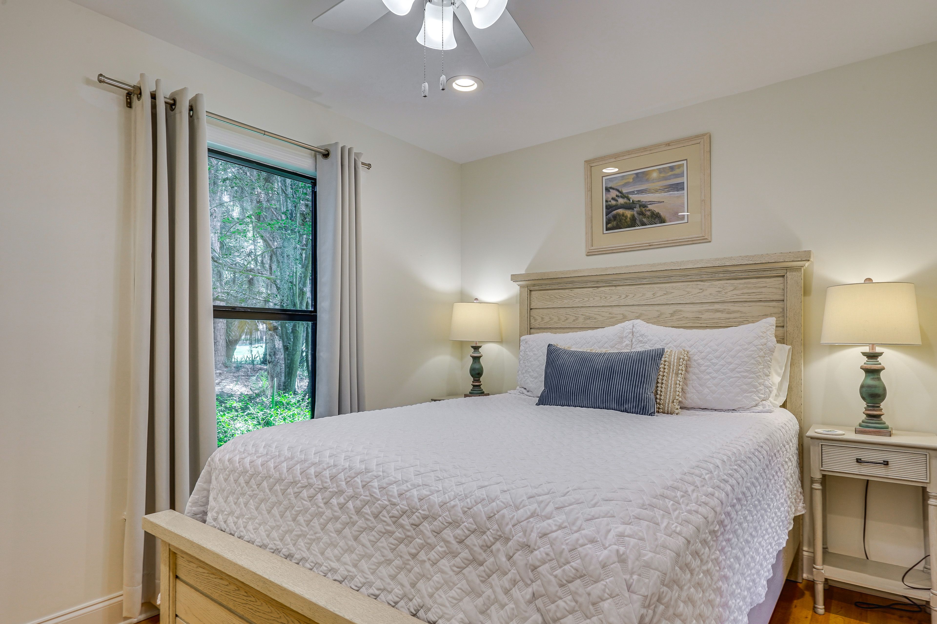 Bedroom 1 | Queen Bed | Linens Provided | Smart TV
