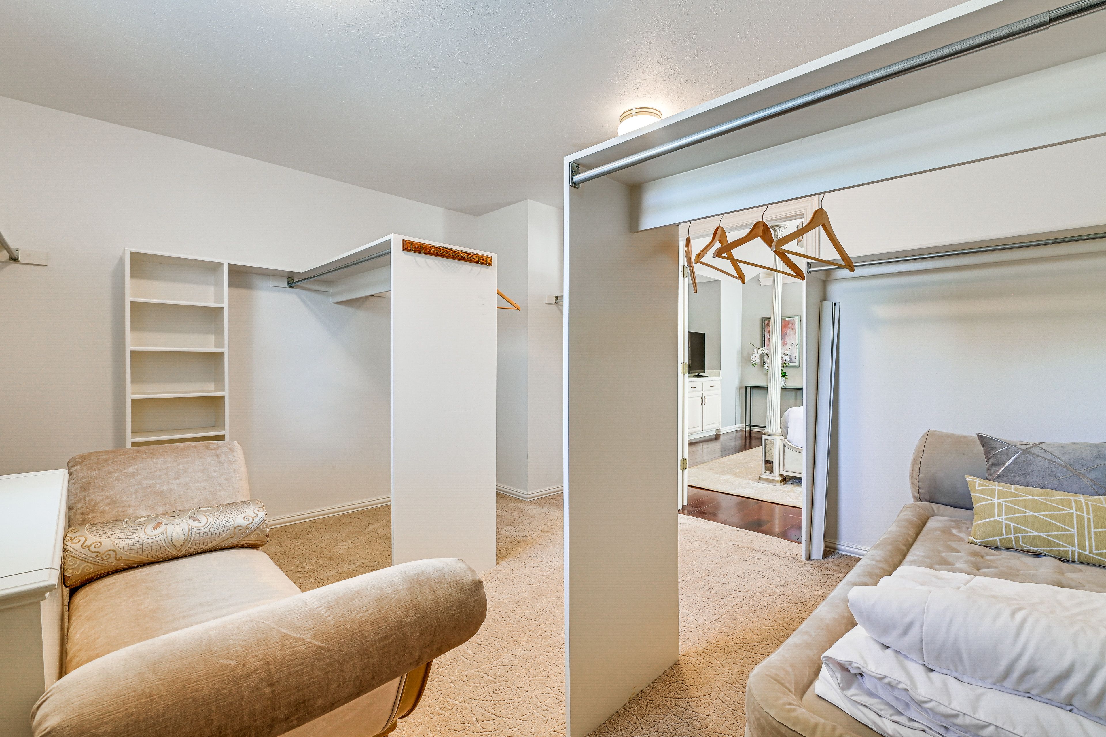 Walk-In Closet | 2nd Floor | Queen Air Mattress & Full Air Mattress Available