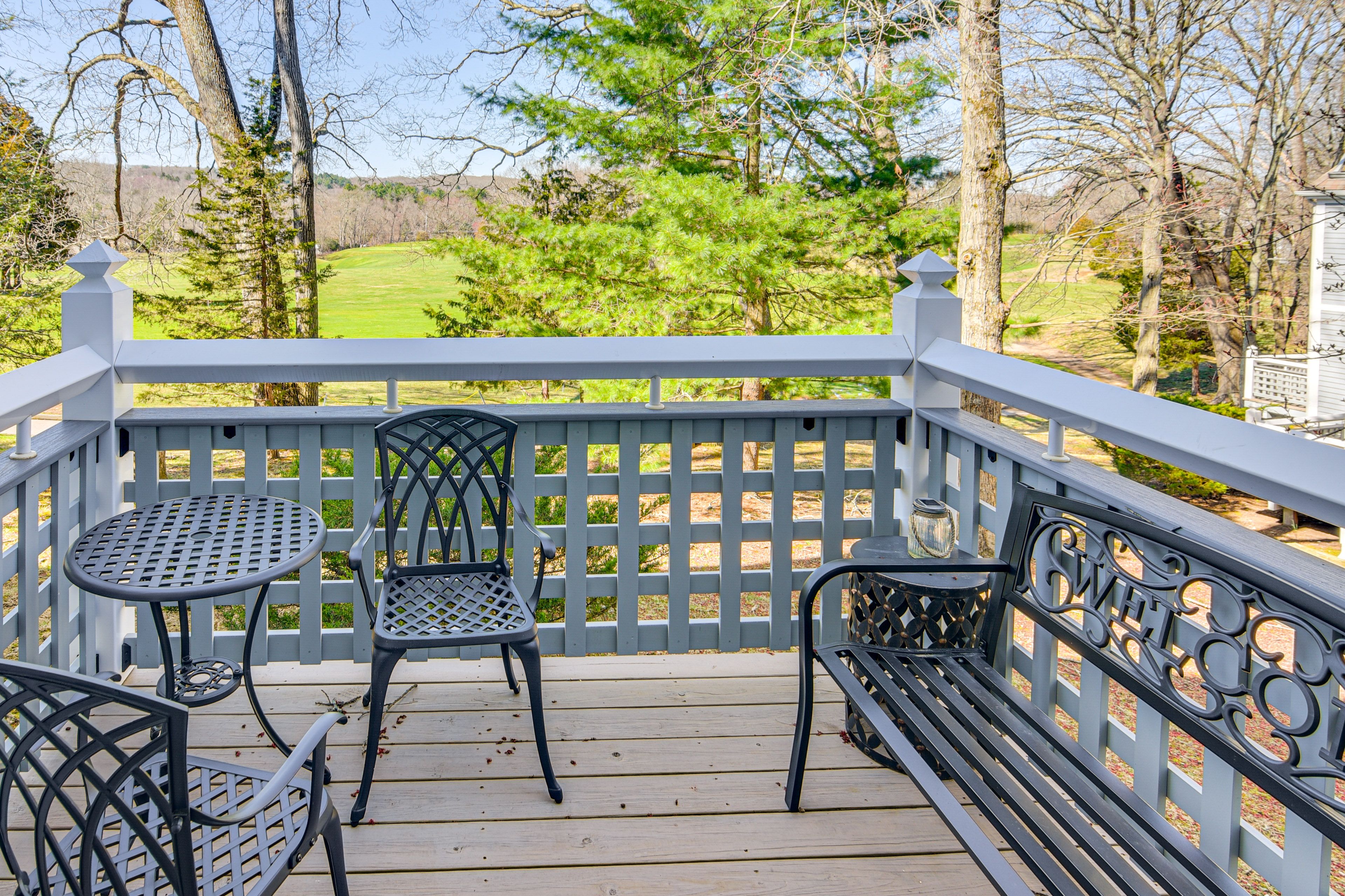Deck | Outdoor Seating | Golf Course Views