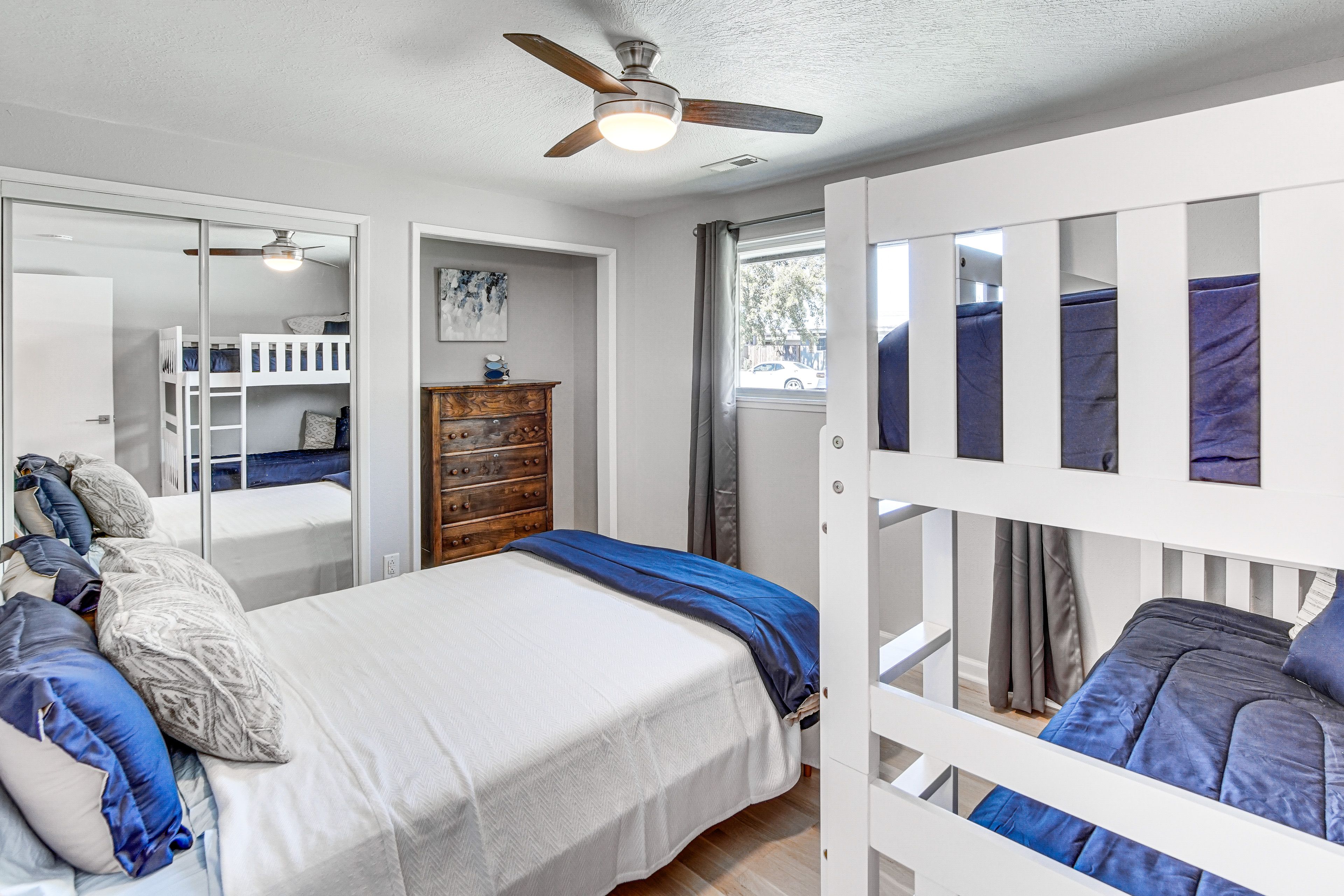 Bedroom 3 | Main Level | Queen Bed | Twin Bunk Bed