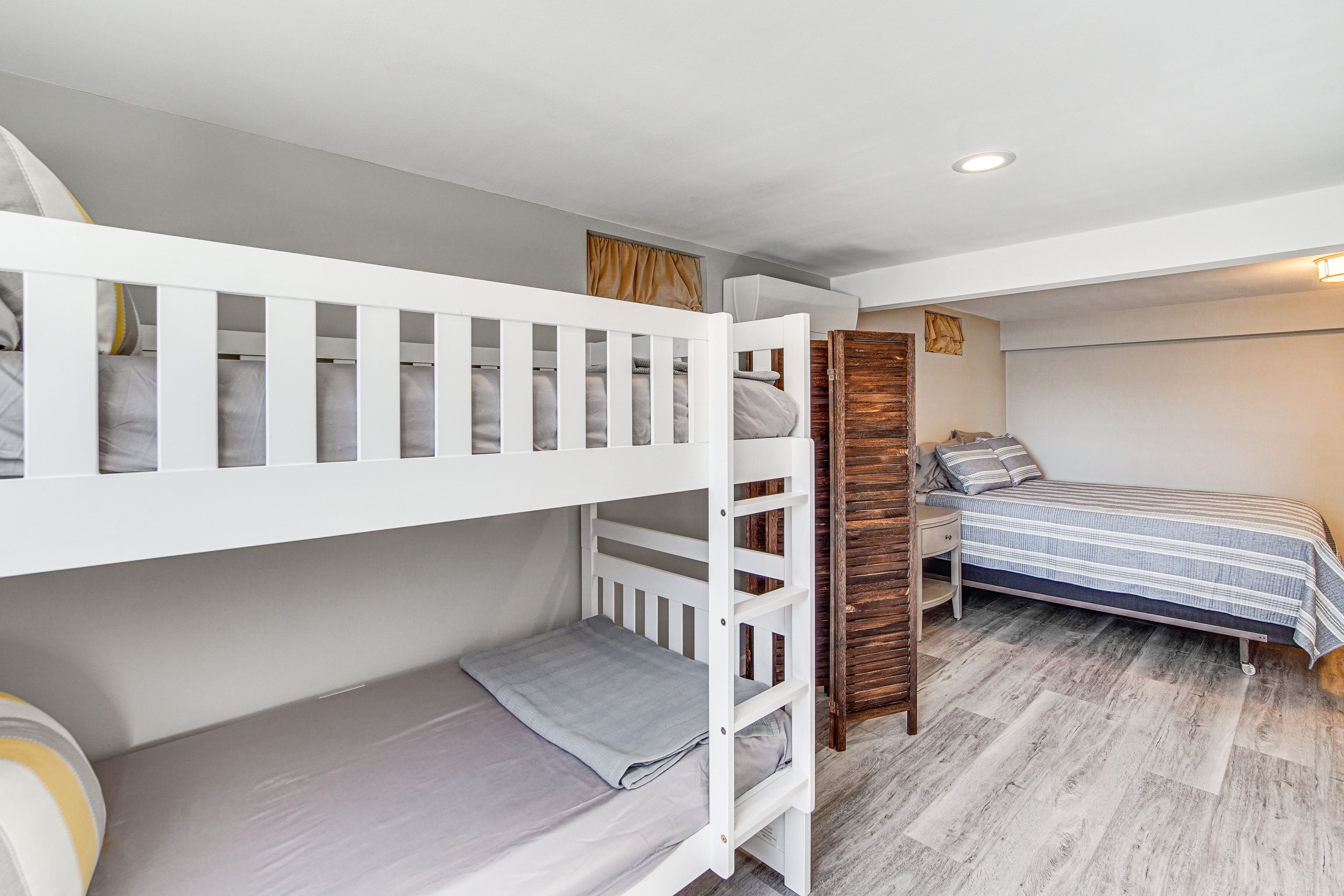 Bedroom 5 | Lower Level | Queen Bed | Twin Bunk Bed