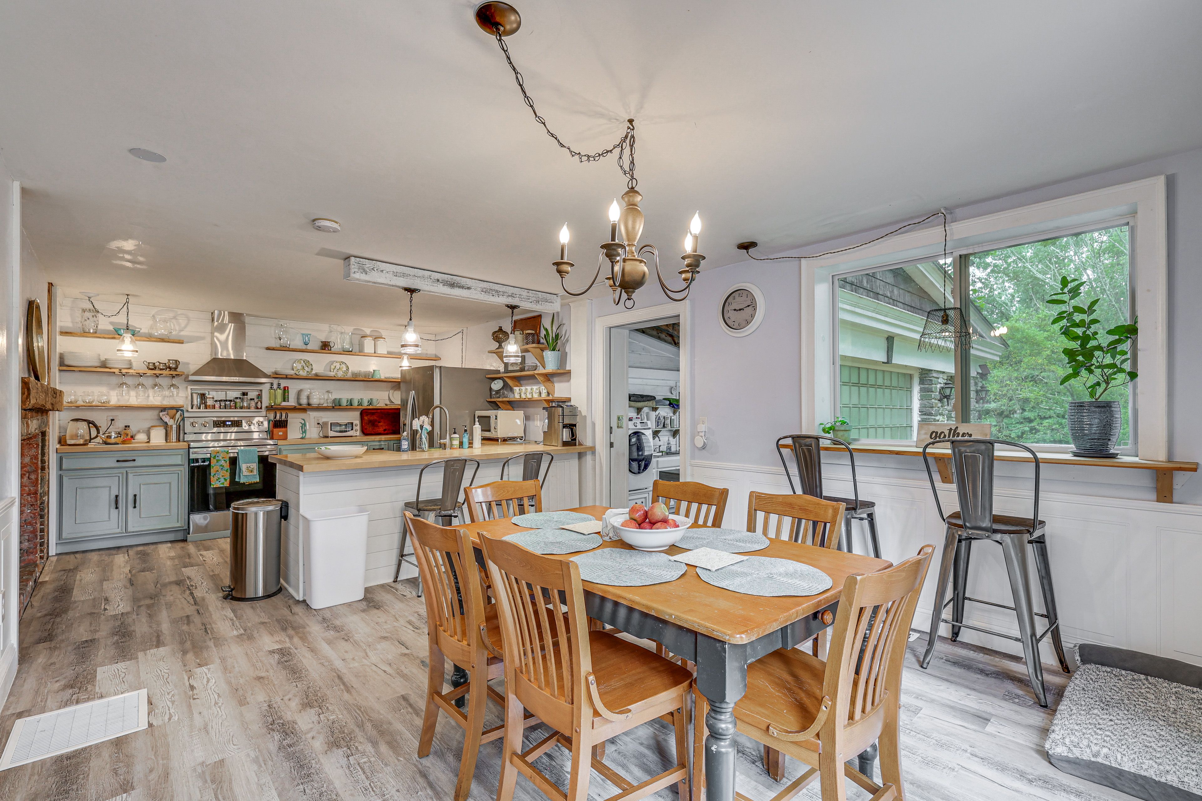 Kitchen Area | 3-Story Home | Free WiFi | Central A/C & Heating | Ceiling Fans