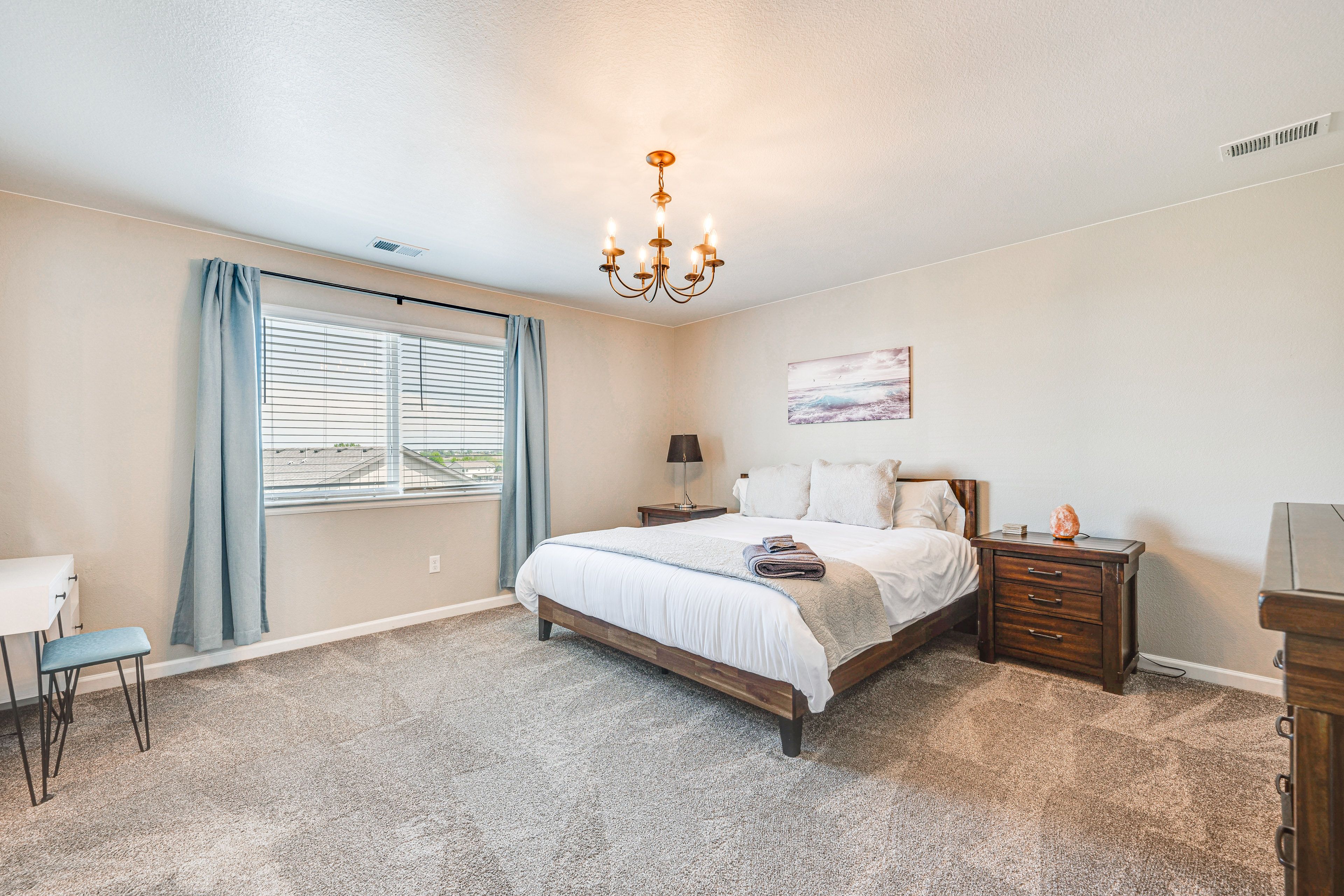 Bedroom 1 | King Bed | Linens & Towels Provided | 2nd Floor