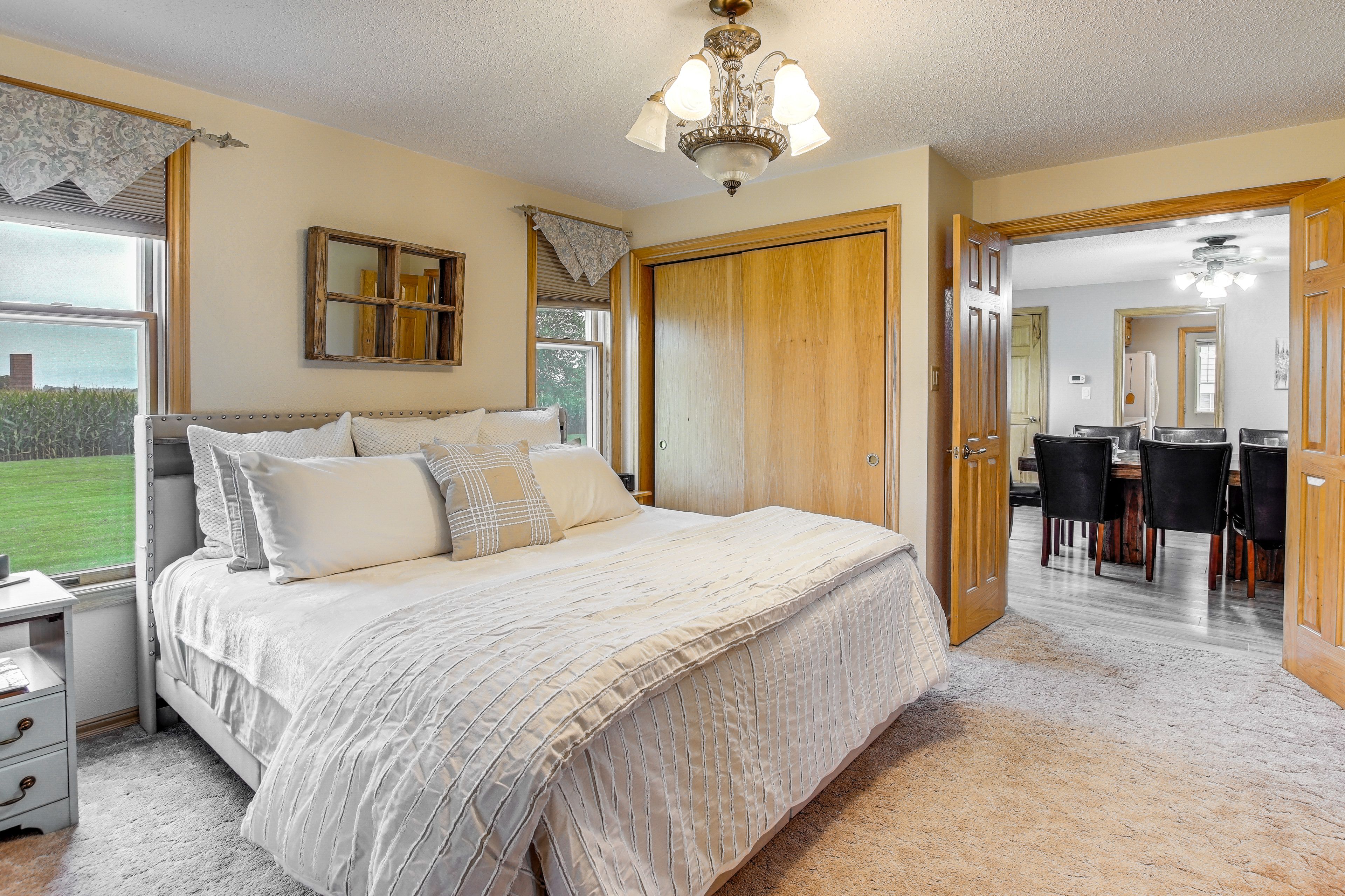 Bedroom 1 | 1st Floor | King Bed | Linens Provided