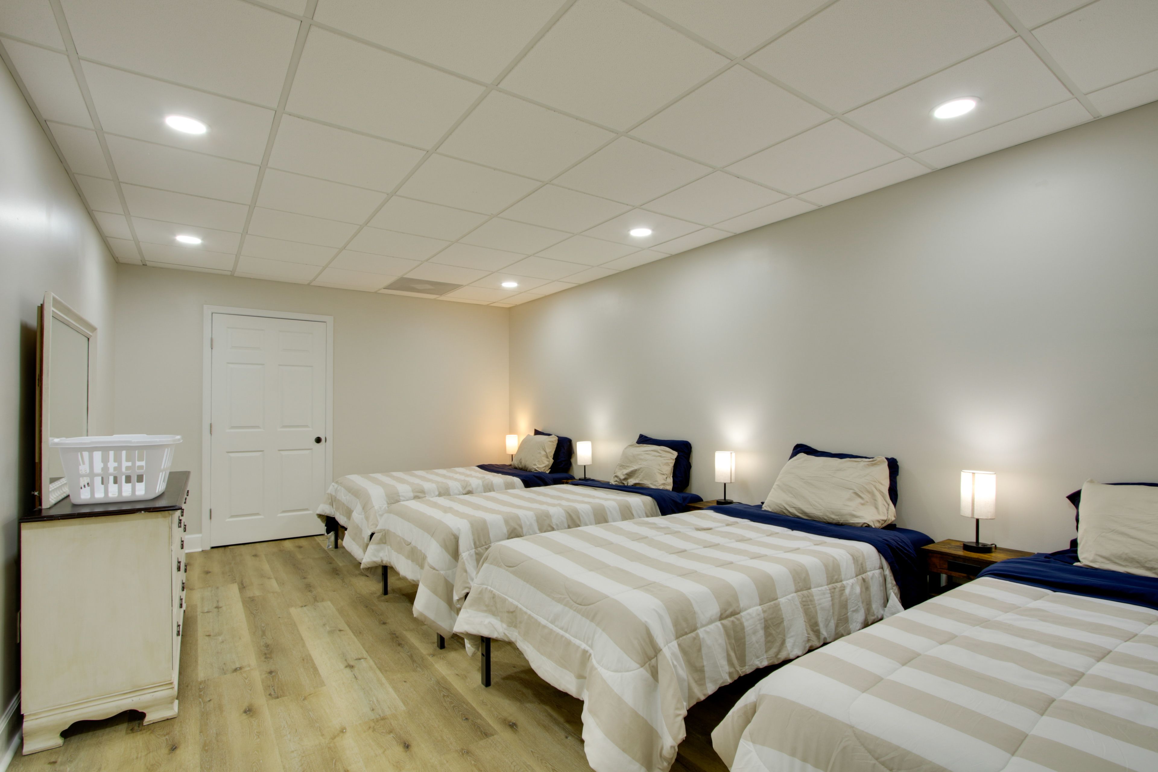 Bedroom 5 | 4 Twin Beds | Lower Level