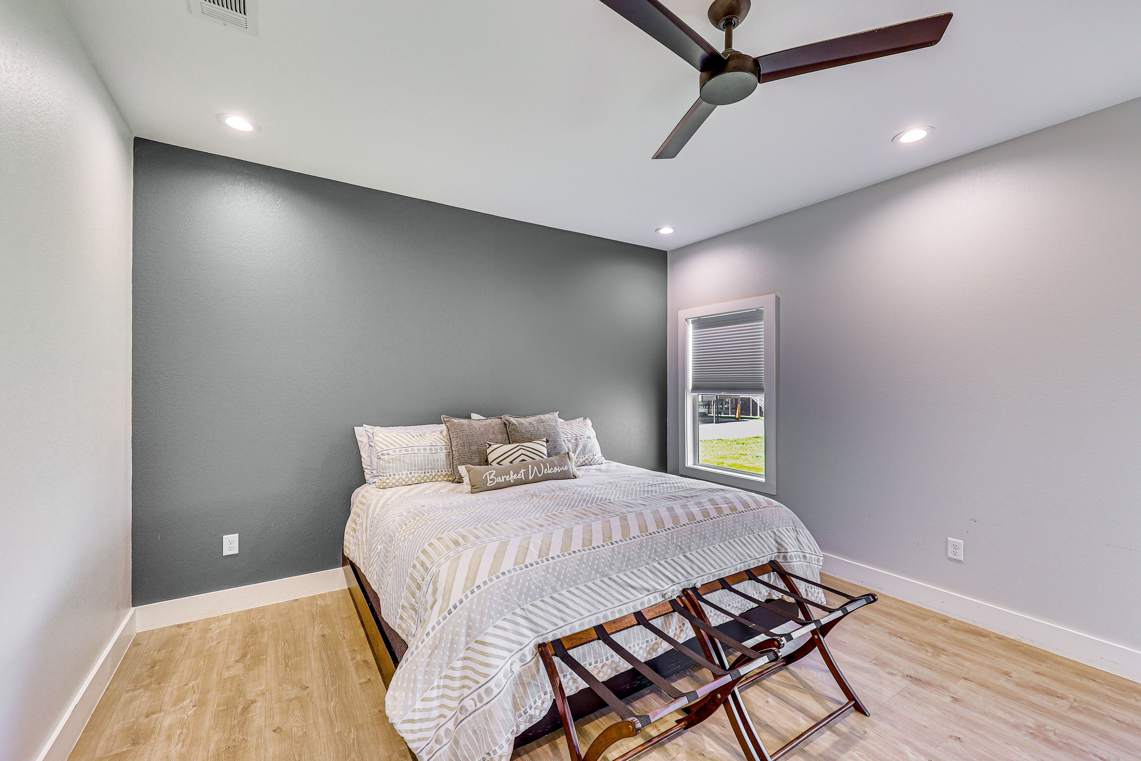 Bedroom Suite 1 | King Bed | Linens Provided | 1st Floor