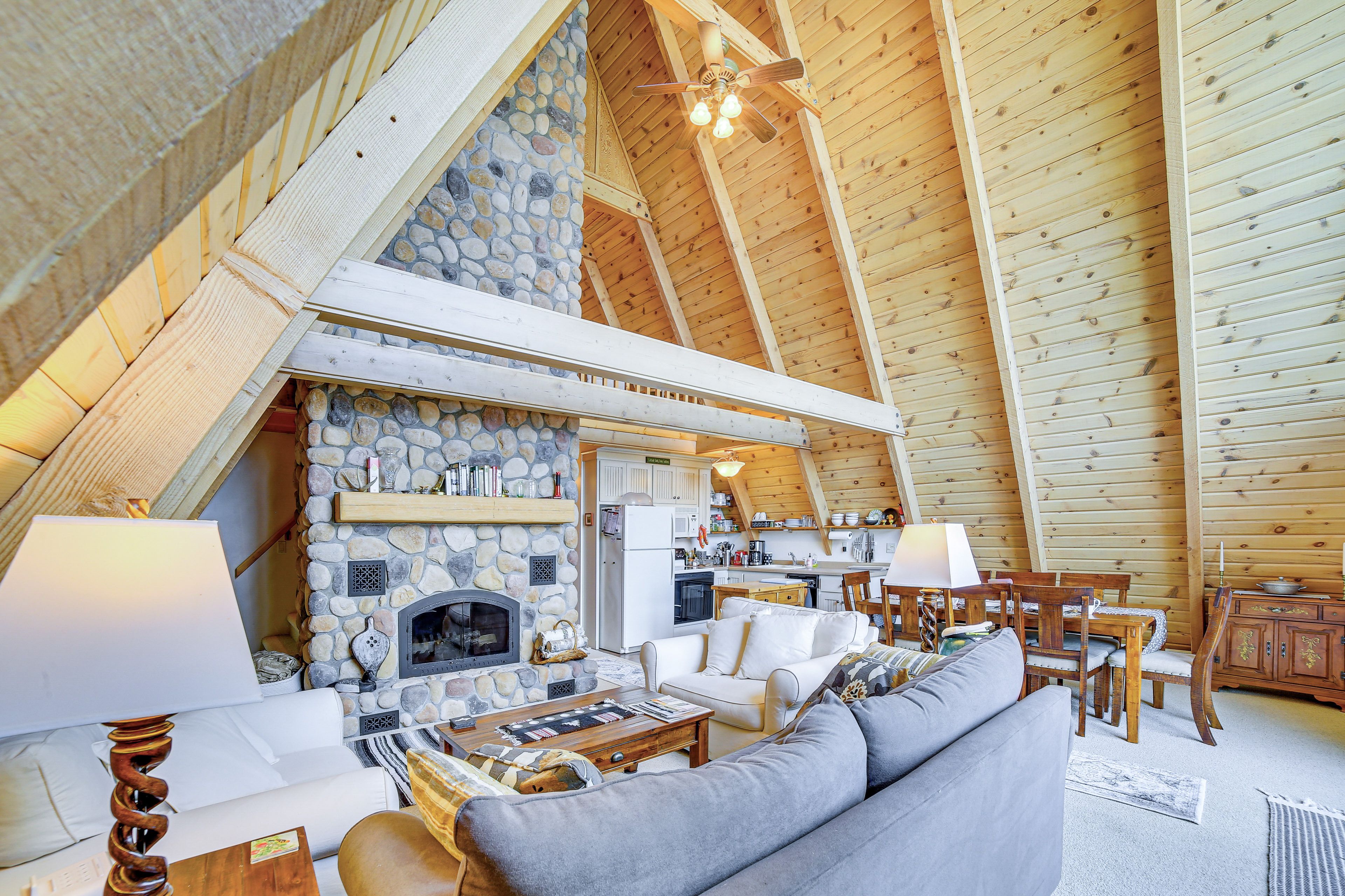 Living Room | Central Heating | Free WiFi | Lake Views | Main Level