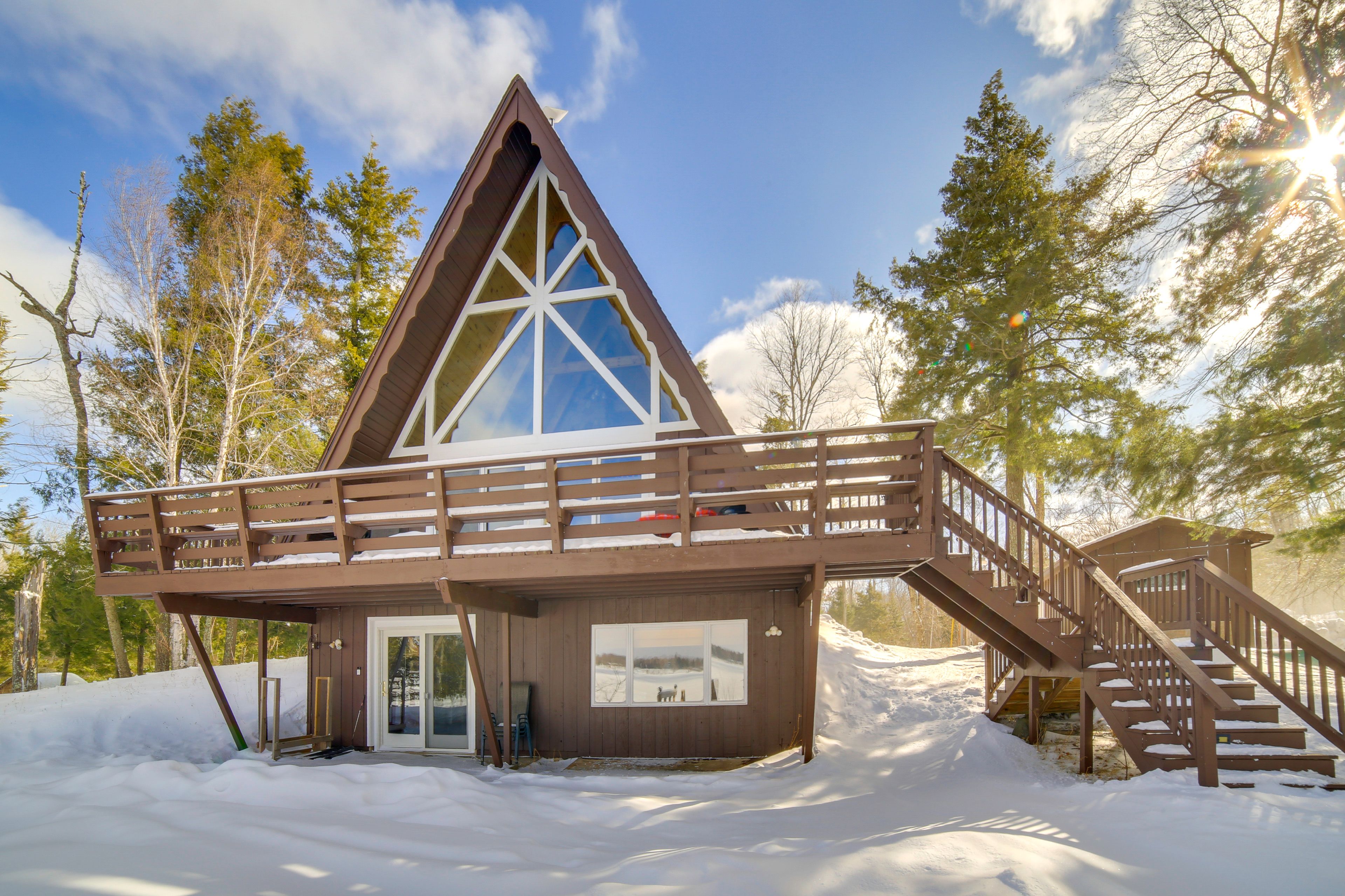 BackyardExterior | A-Frame Cabin
