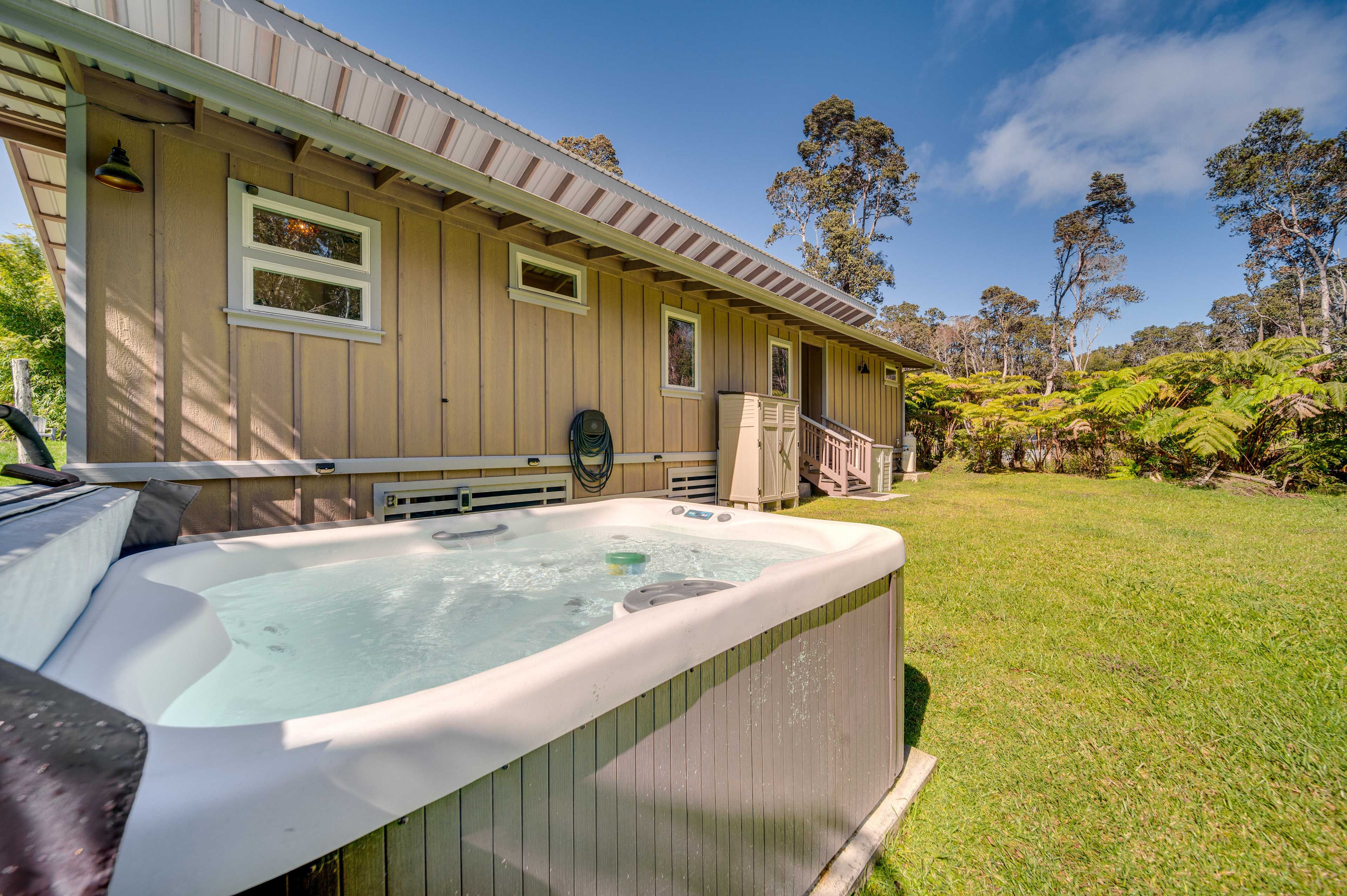 Home Exterior | Private Hot Tub