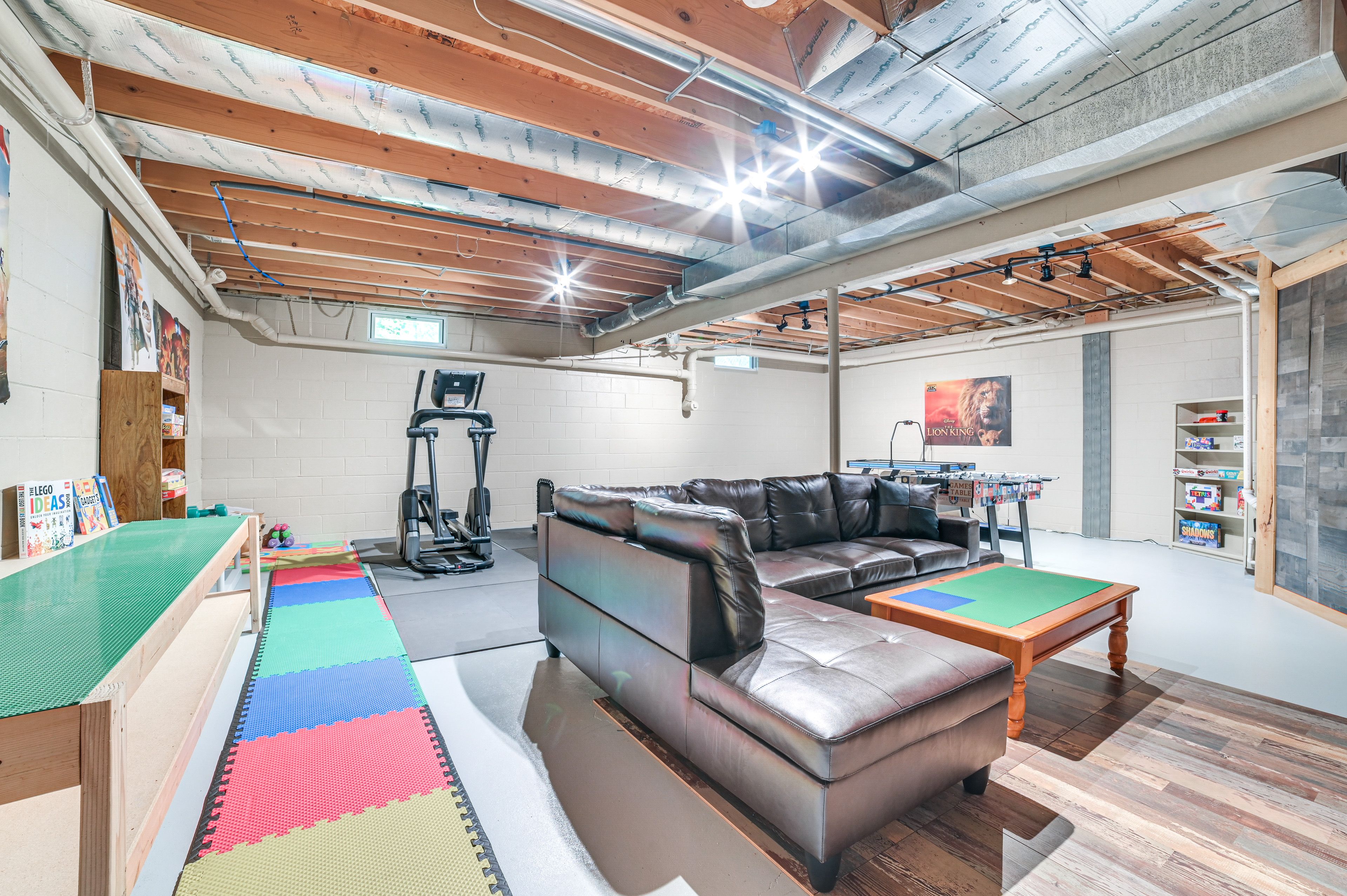 Game Room | Foosball Table | Exercise Equipment | Basement Level
