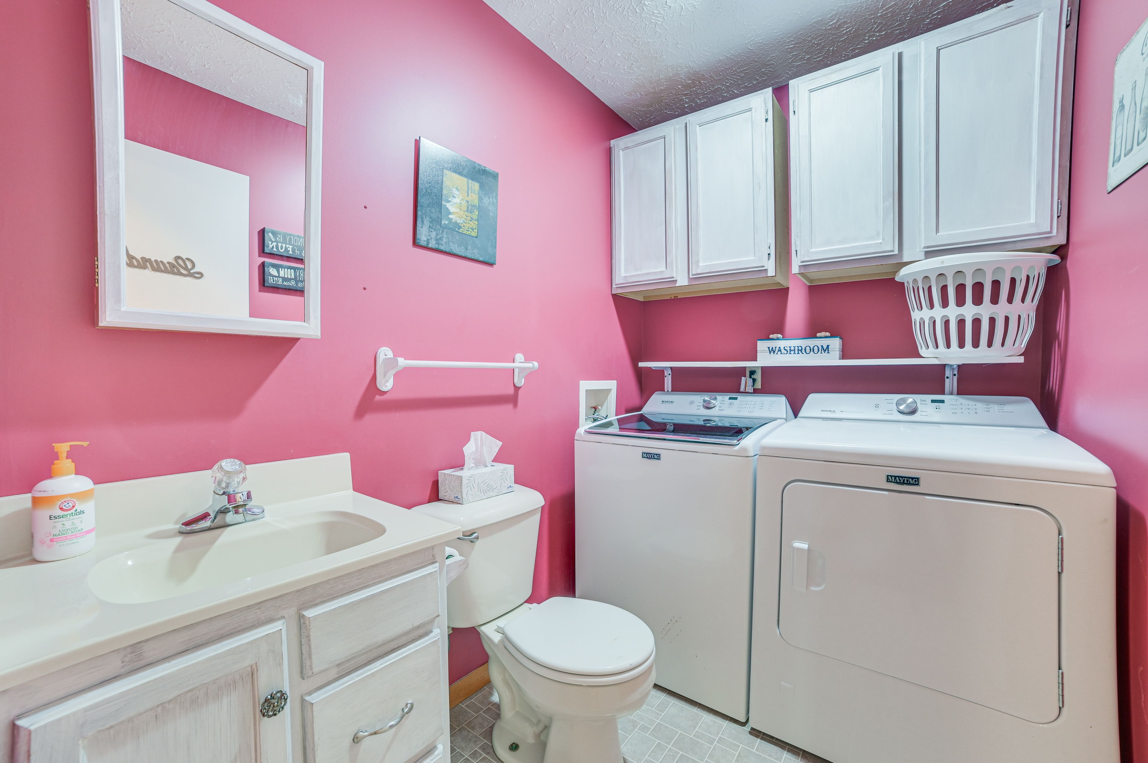 Laundry Room | Half Bathroom | Basement Level