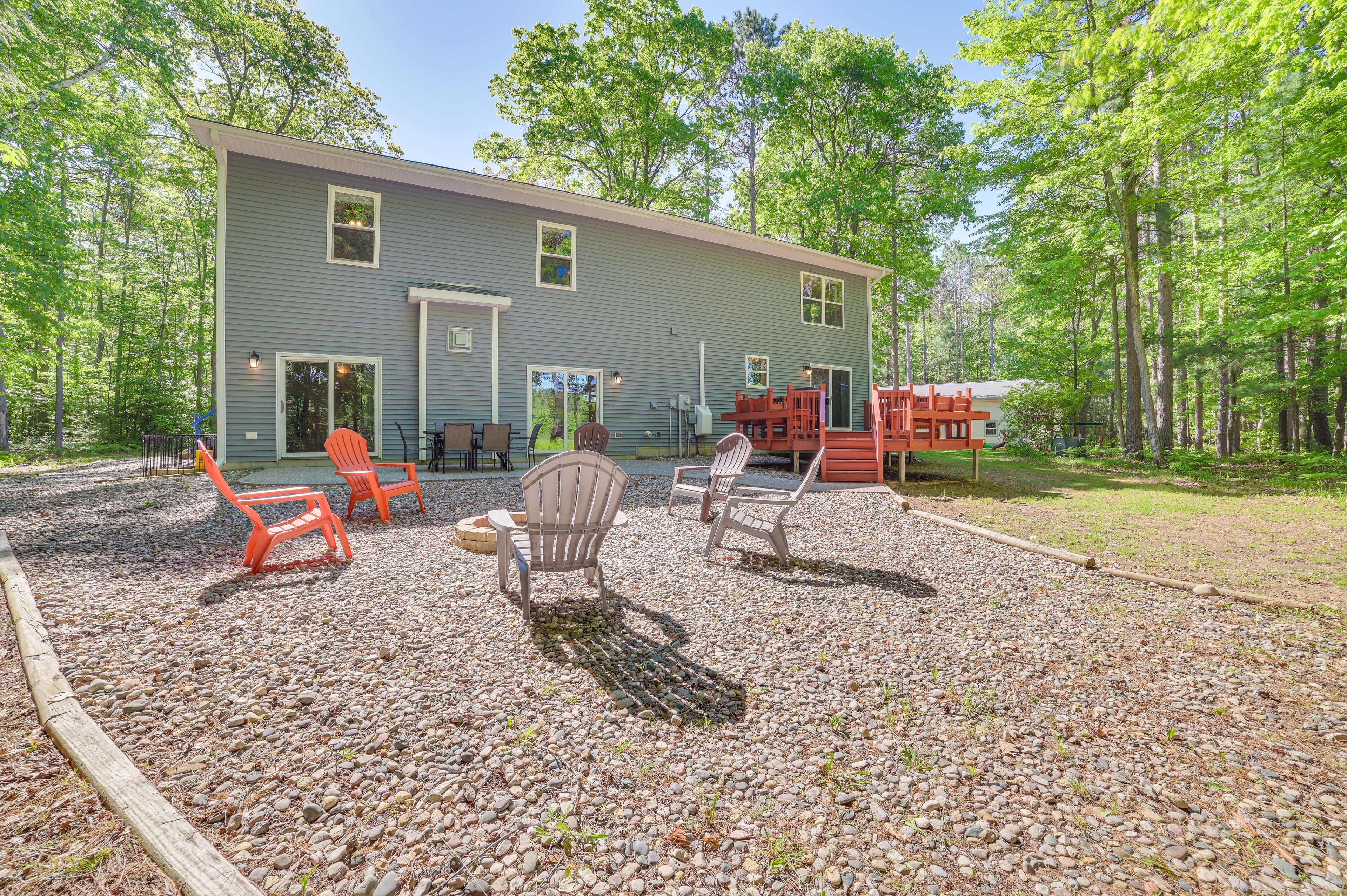 Gaylord Vacation Rental | 5BR | 3BA | Stairs Required | 3,900 Sq Ft