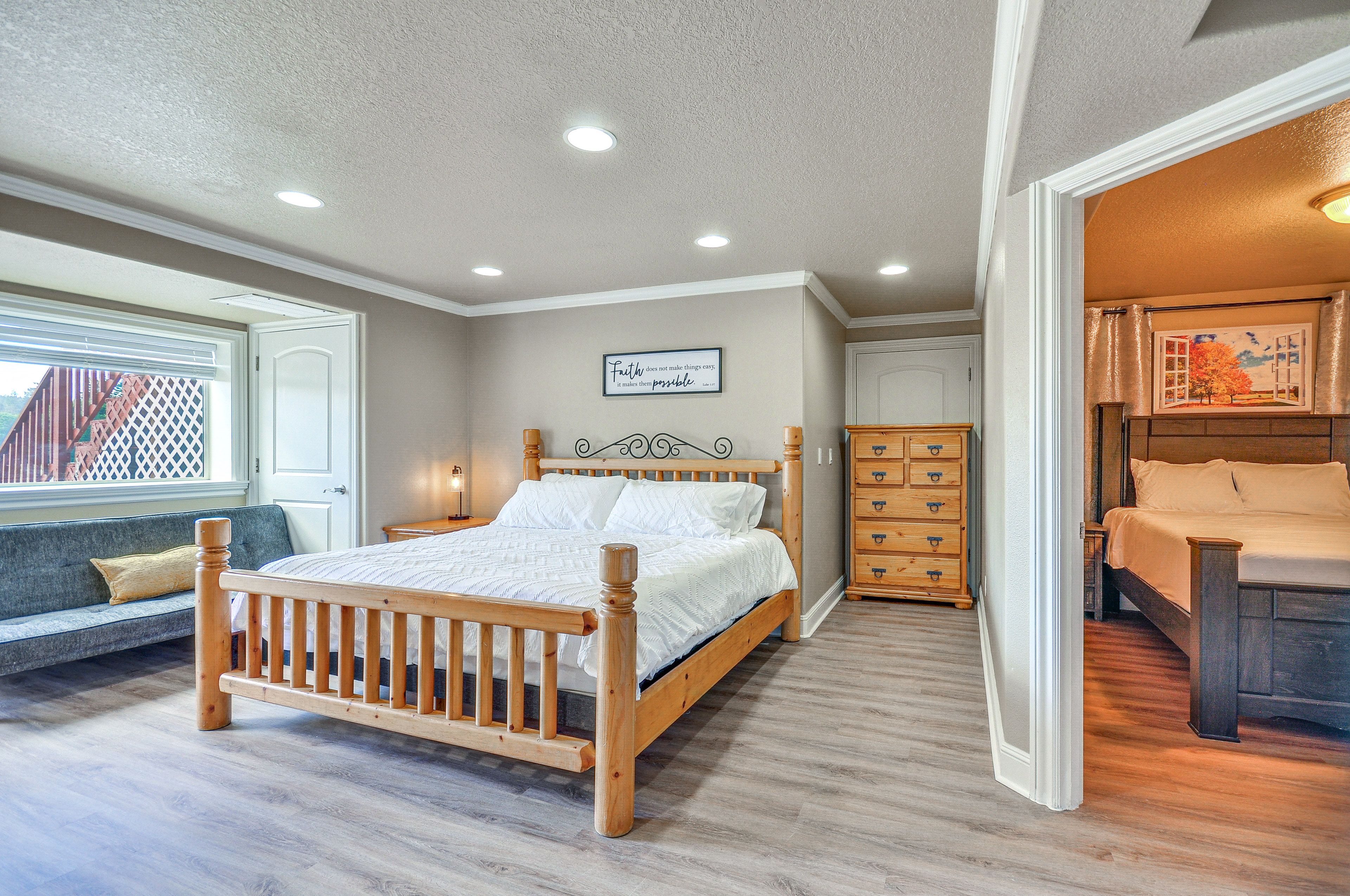 Bedroom 4 | King Bed | Twin/Full Bunk Bed | Full Sleeper Sofa | Lower Level