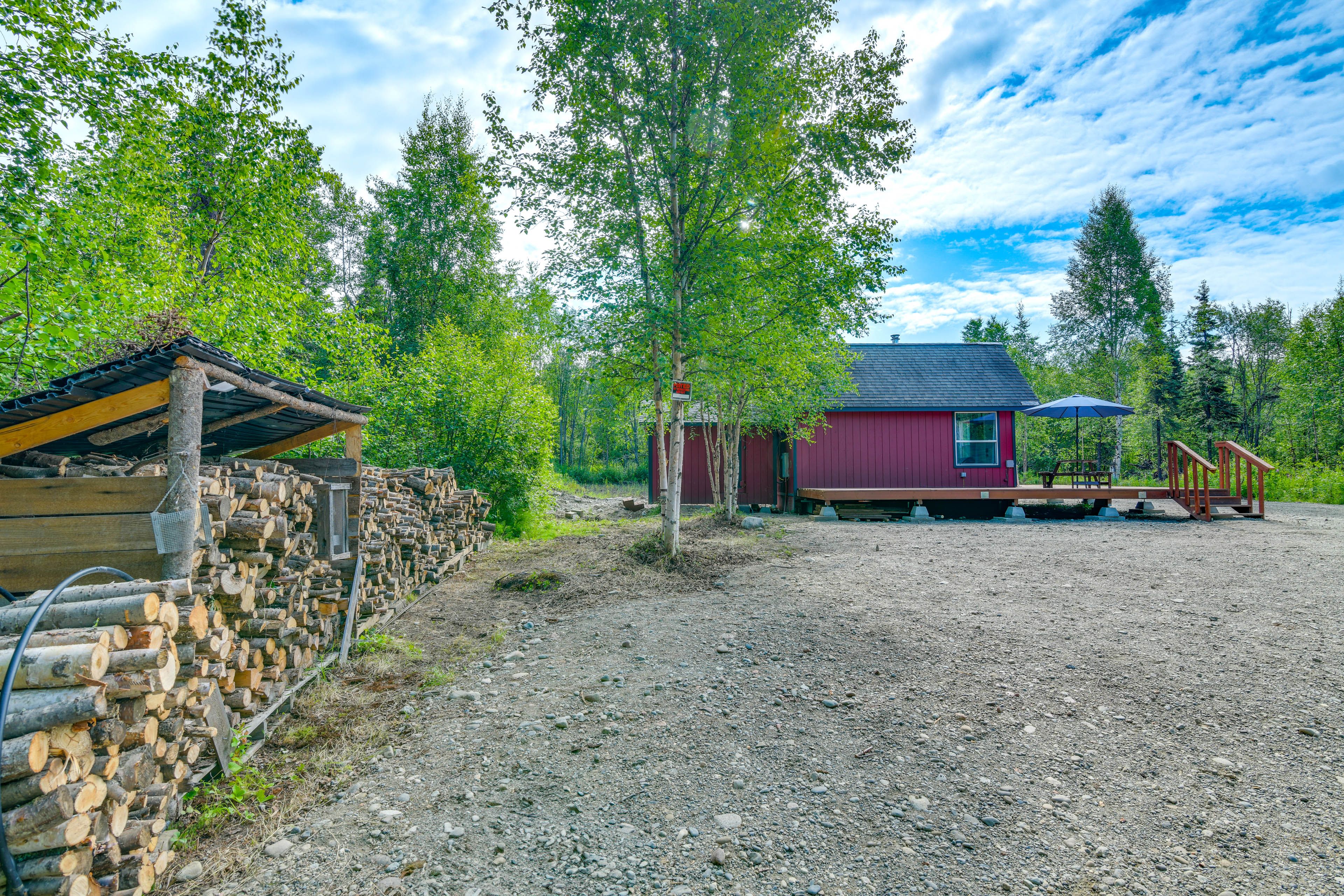 Parking | Gravel Driveway (2 Vehicles) | RV/Trailer Parking Allowed | RV Hookup