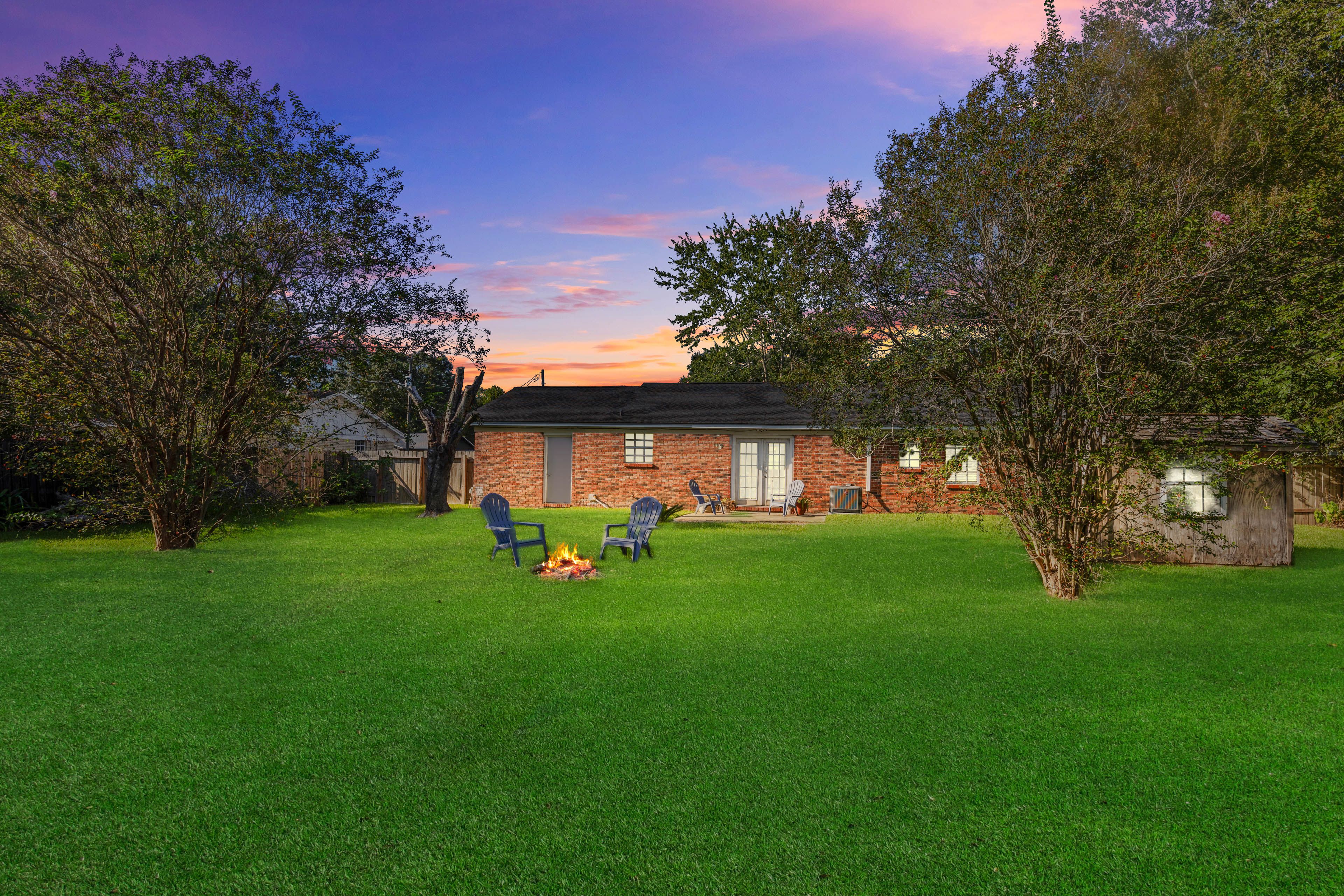 Fenced-In Yard | Fire Pit