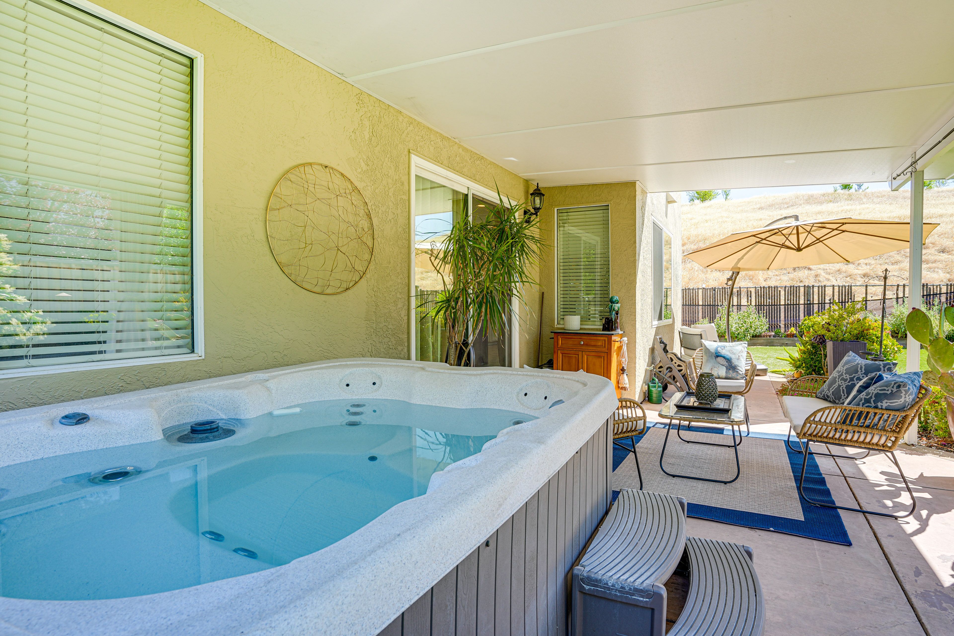 Covered Patio | Hot Tub | Outdoor Seating | Gas Grill (Propane Provided)
