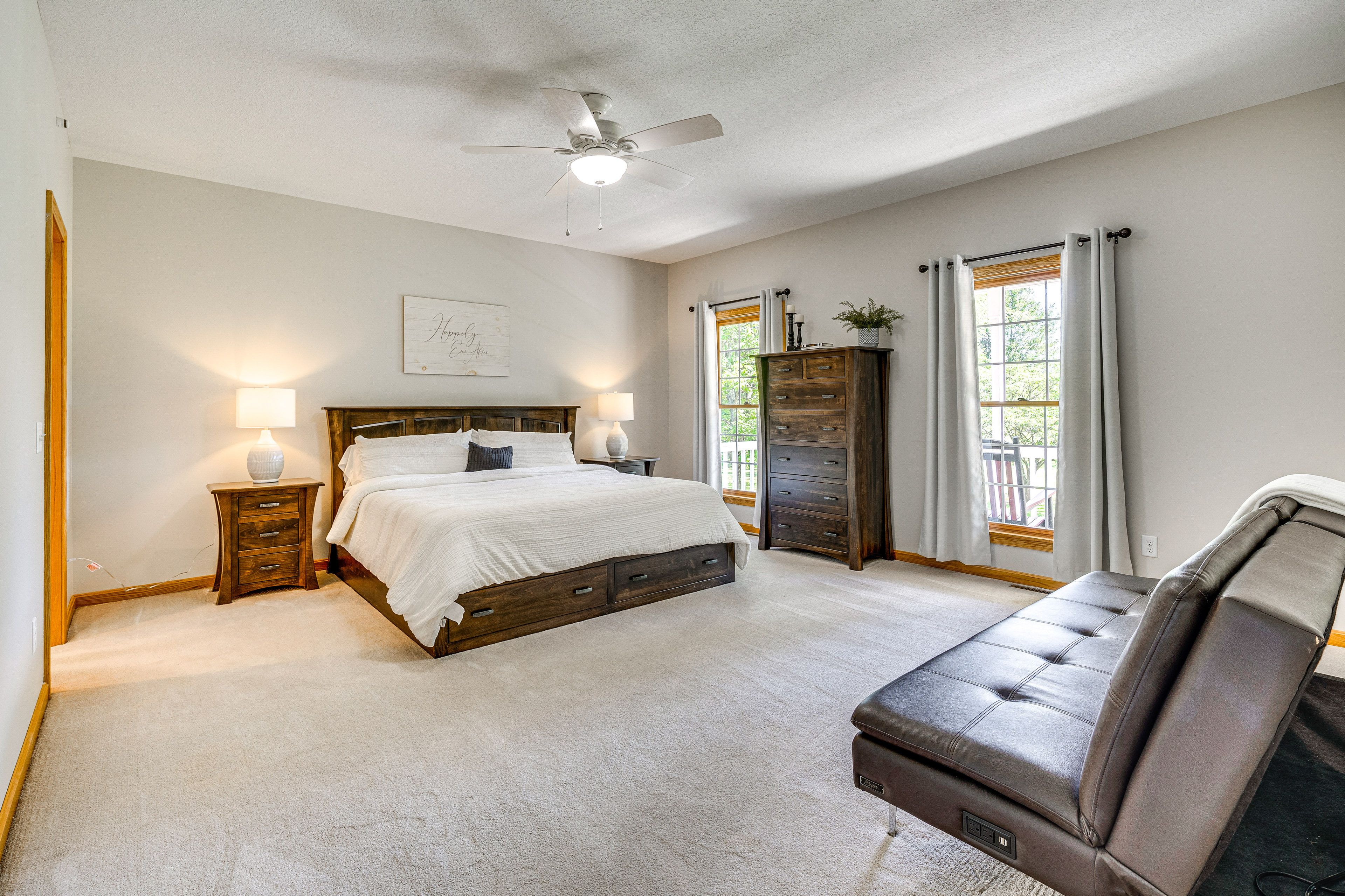 Bedroom 1 | 1st Floor | King Bed | Walk-In Closet