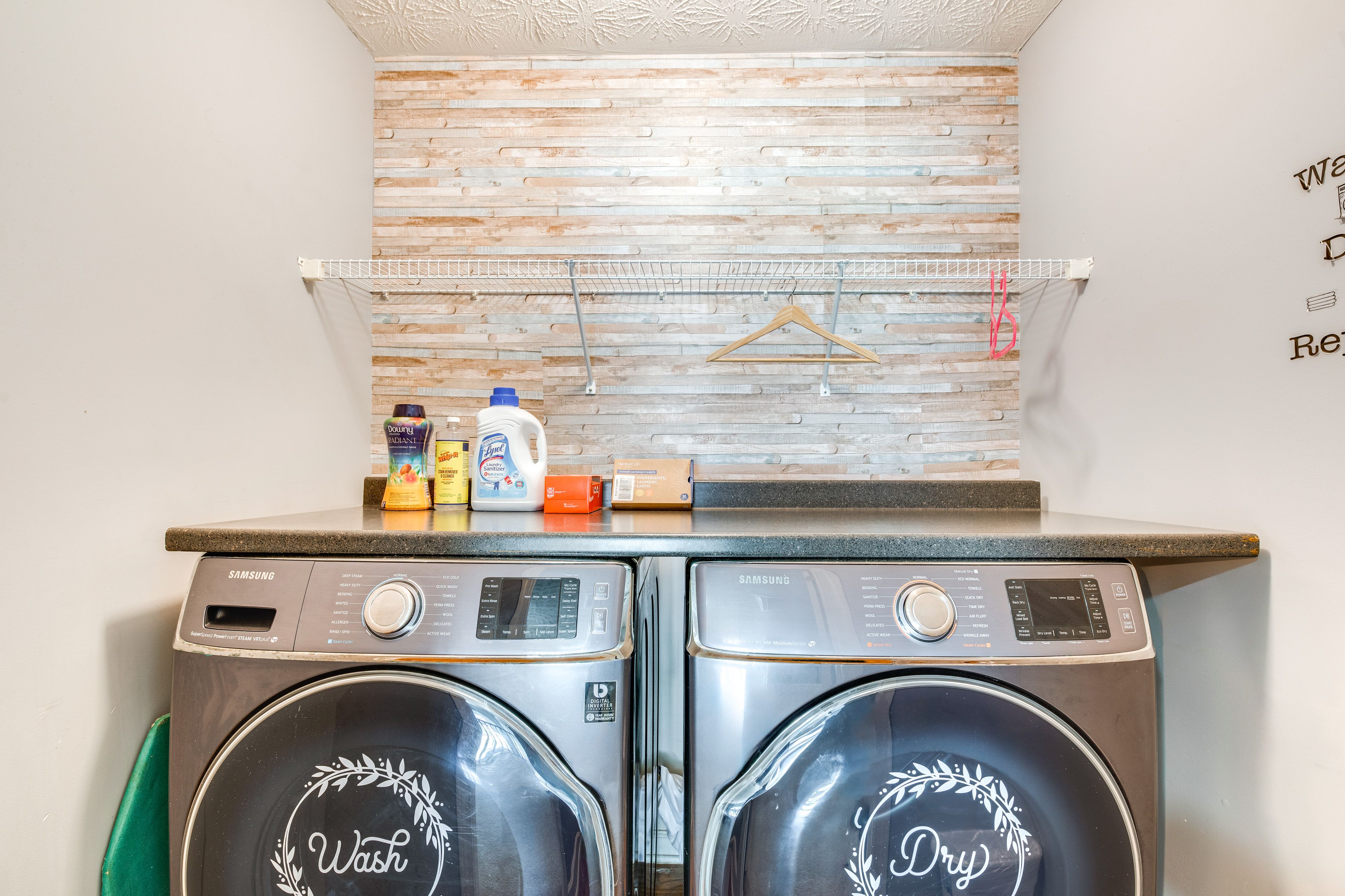Laundry Room | 1st Floor | Washer & Dryer | Laundry Detergent
