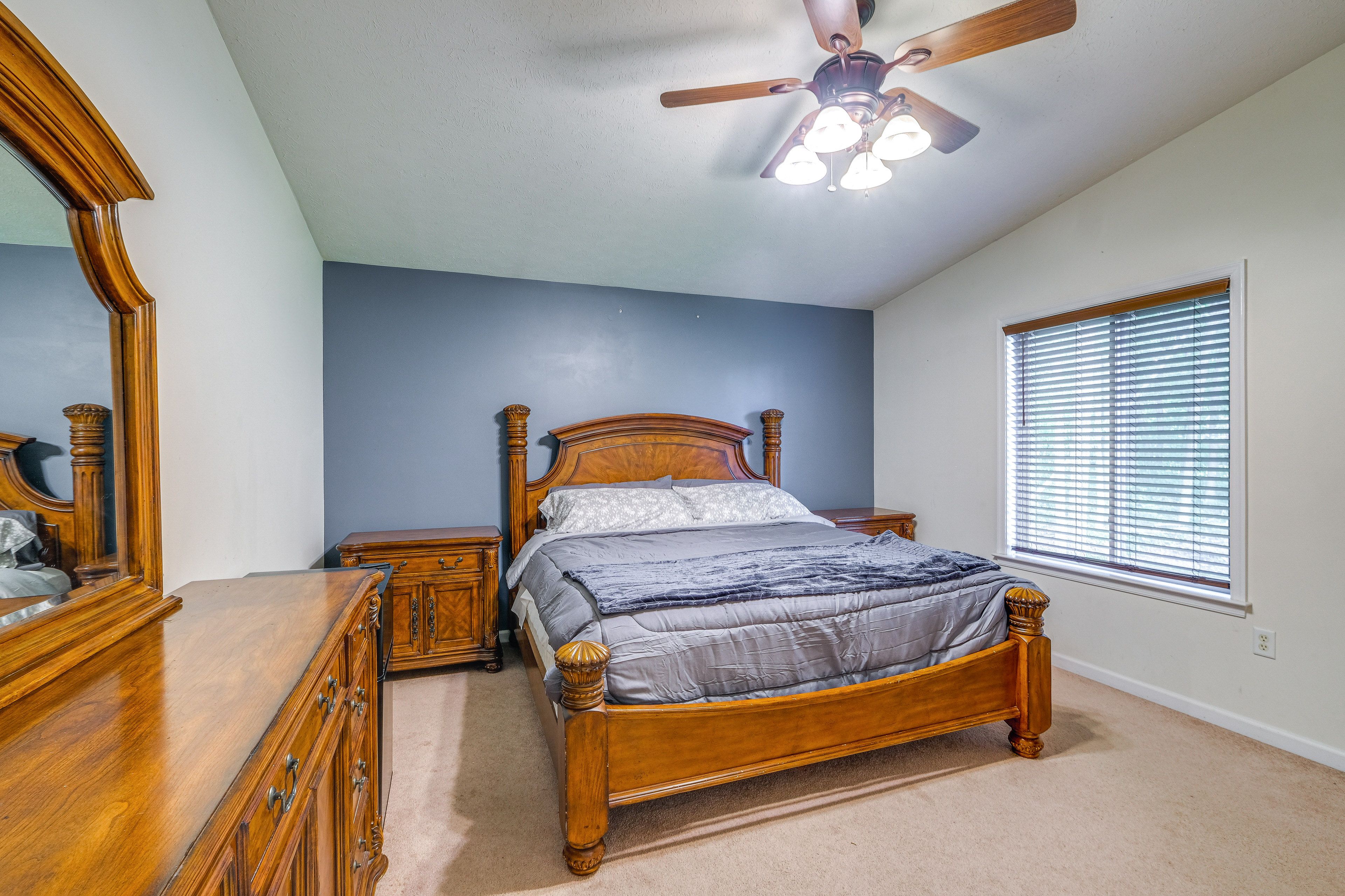 Bedroom 3 | King Bed | Waterproof Luxury Vinyl Flooring | 2nd Floor