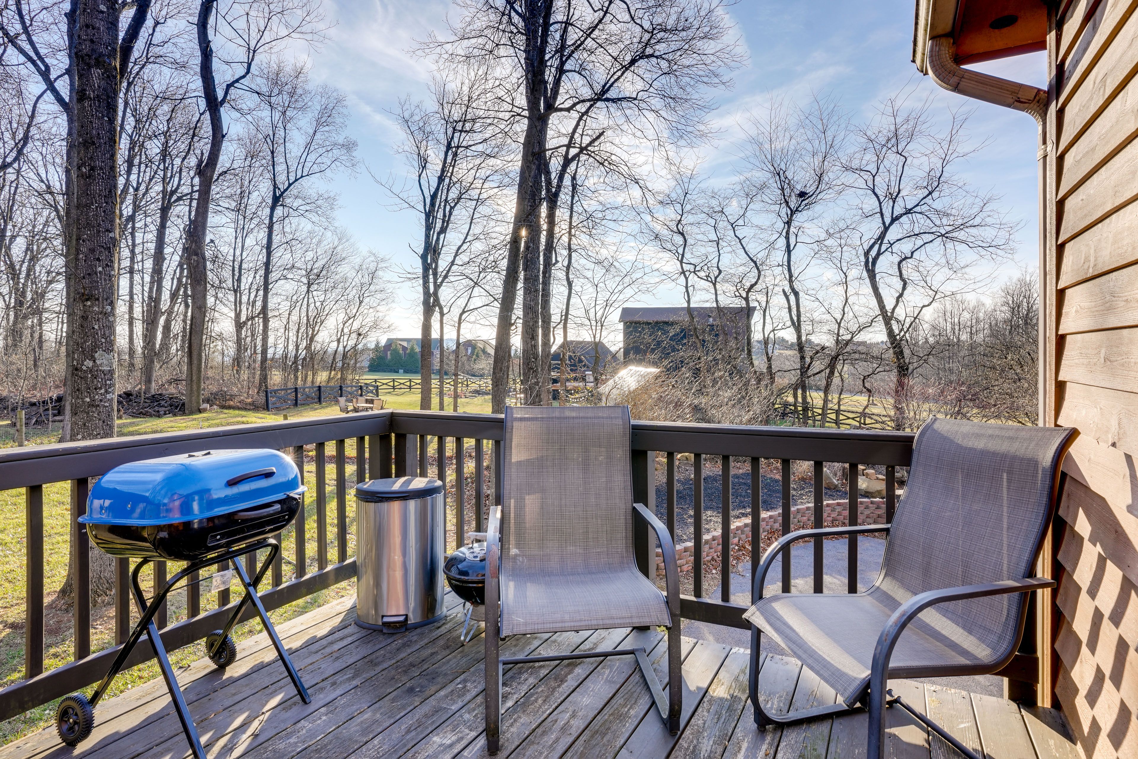 Private Deck | Charcoal Grill