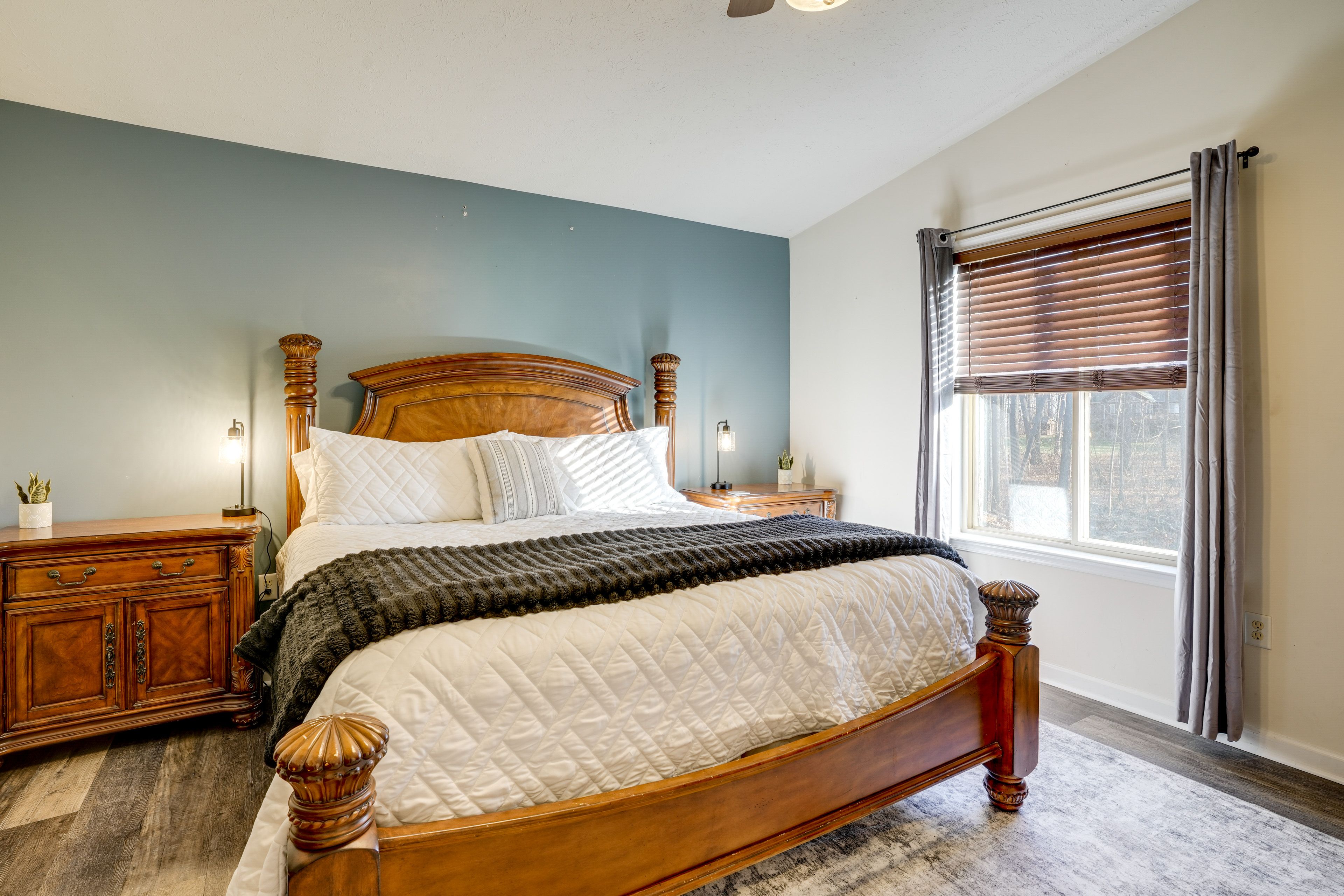 Bedroom 3 | King Bed | Waterproof Luxury Vinyl Flooring | 2nd Floor