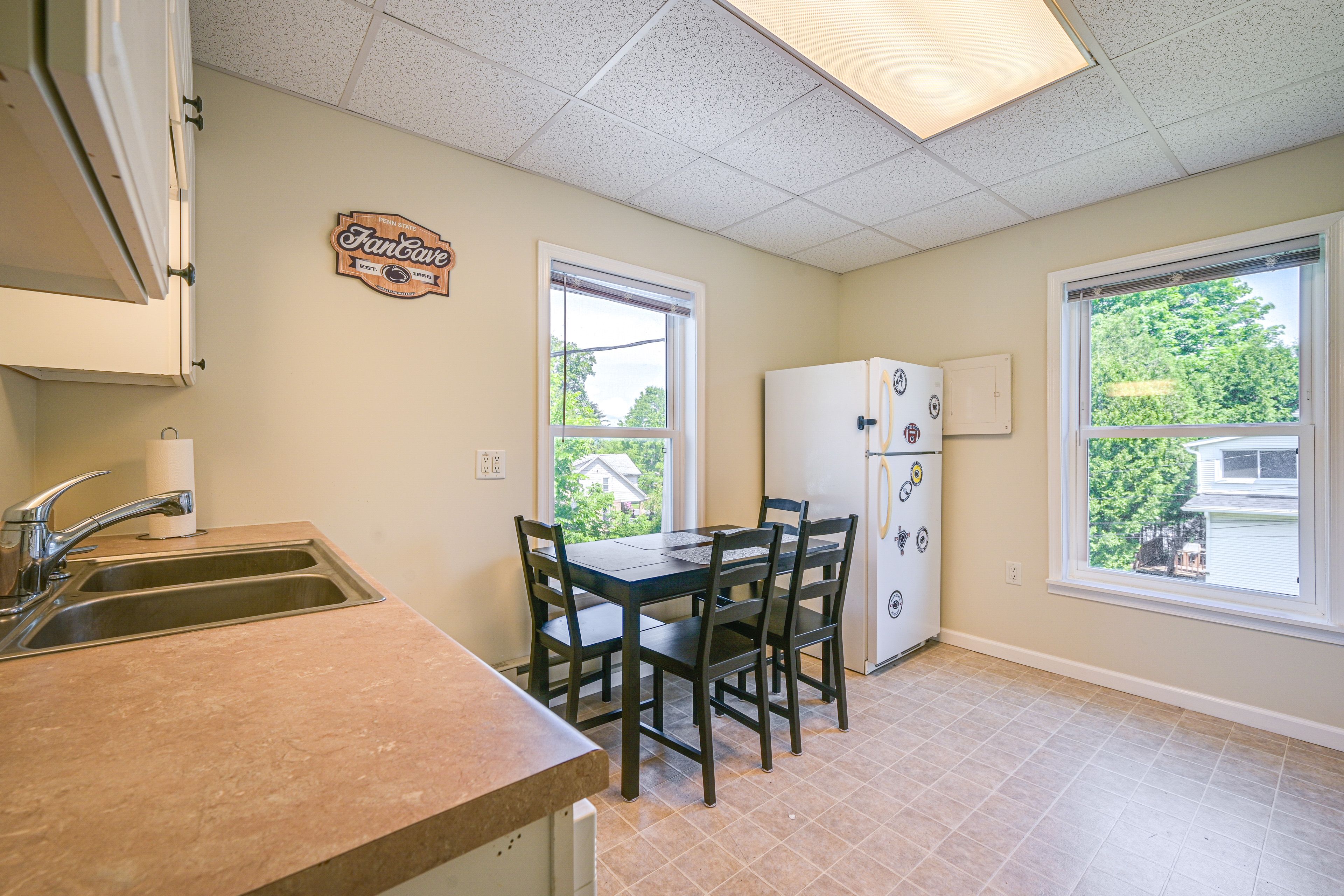 Dining Area | Dishware/Flatware | Trash Bags/Paper Towels
