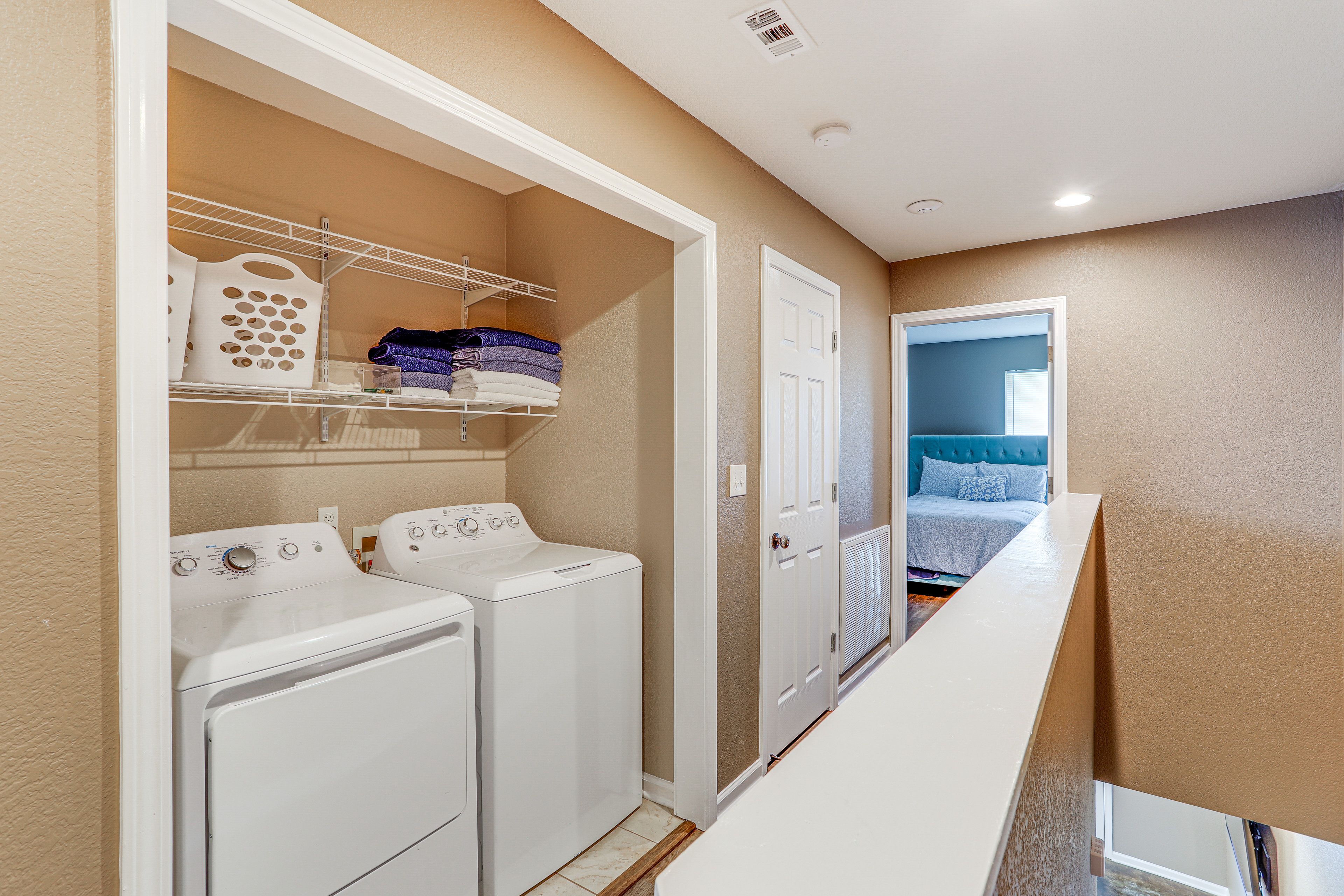 Upstairs Hallway | In-Unit Laundry | 2nd Floor