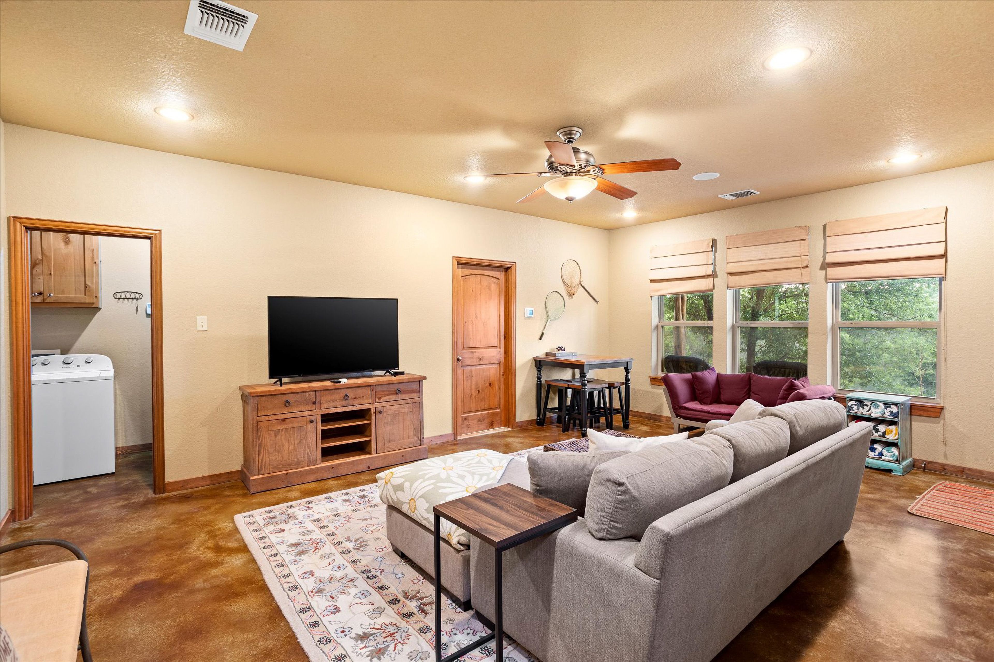 2nd Living Room | Lower Level | Queen Sleeper Sofa | Smart TV